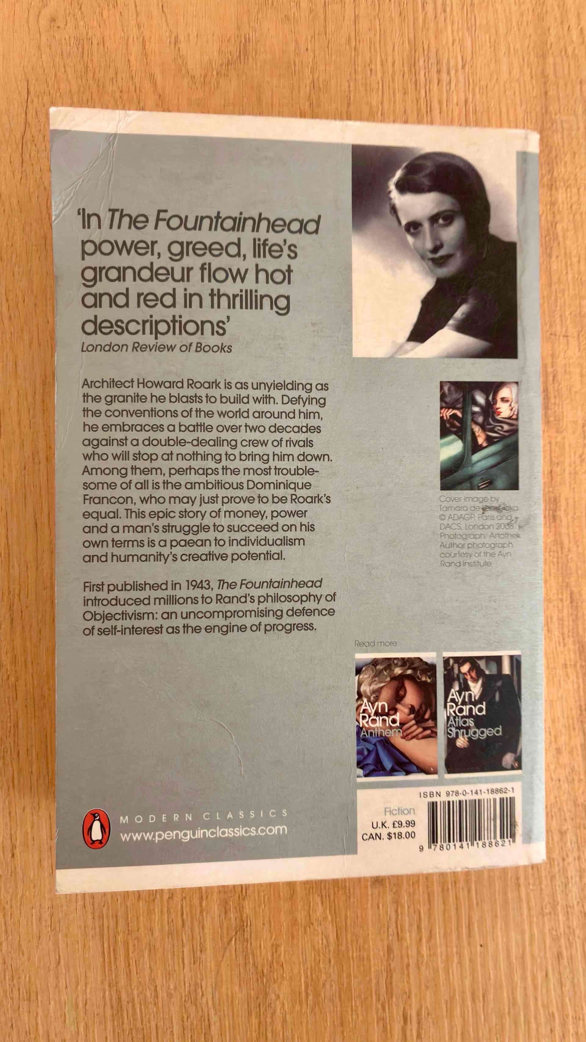 Libro 'The Fountainhead' de Ayn Rand - miniatura 2