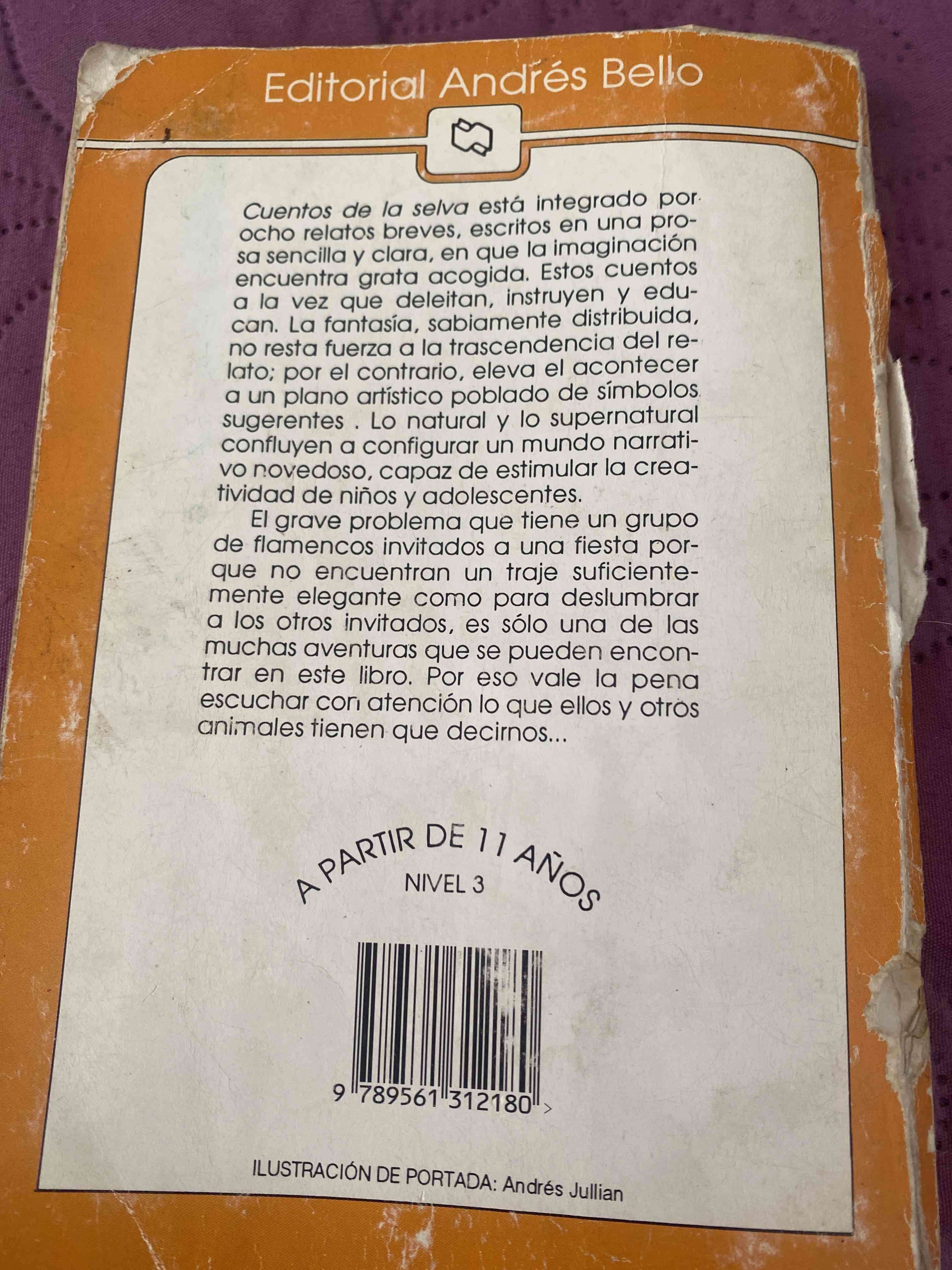 Libro 'Cuentos de la Selva' usado - miniatura 2