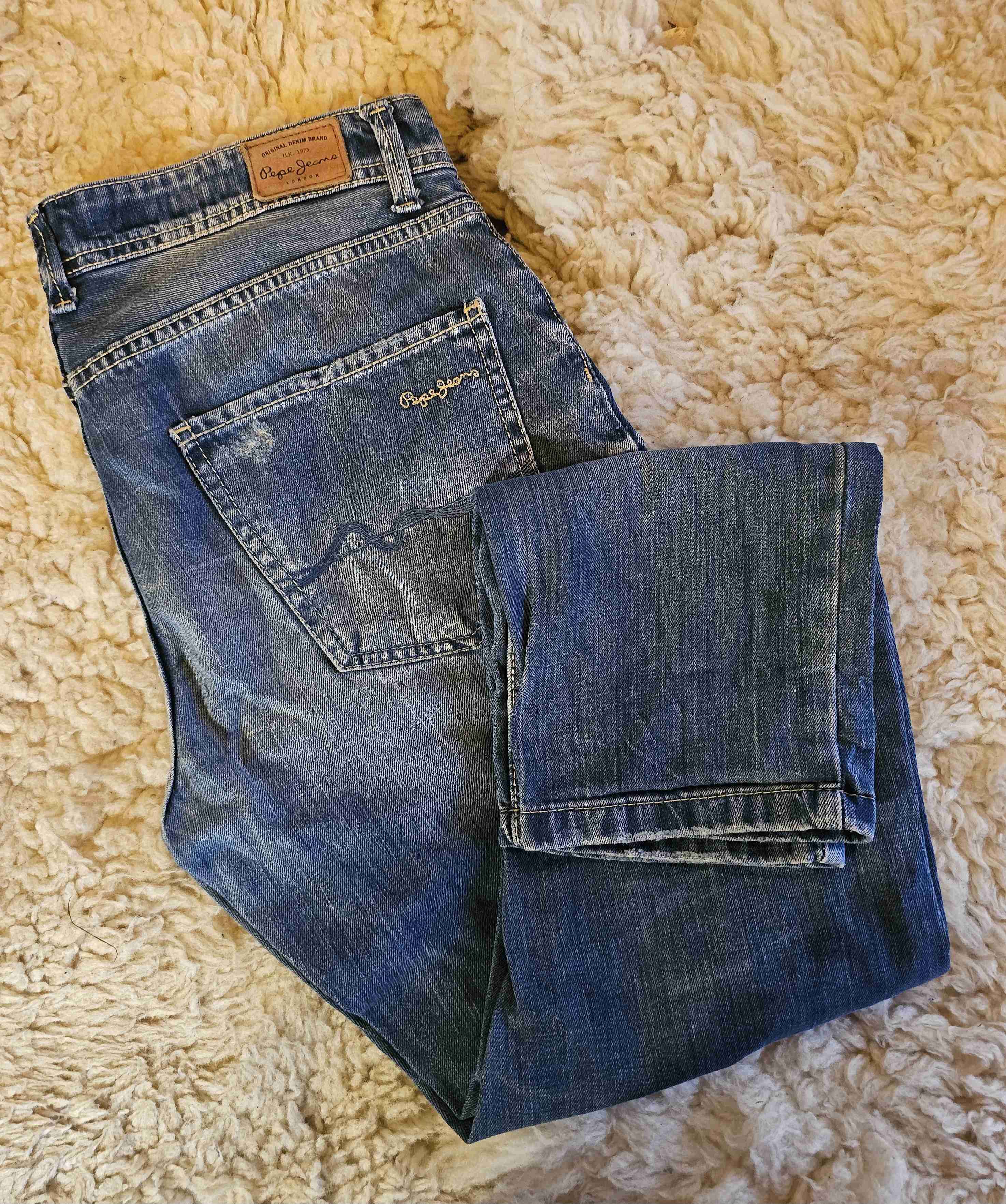 Jeans mezclilla azules - miniatura 3