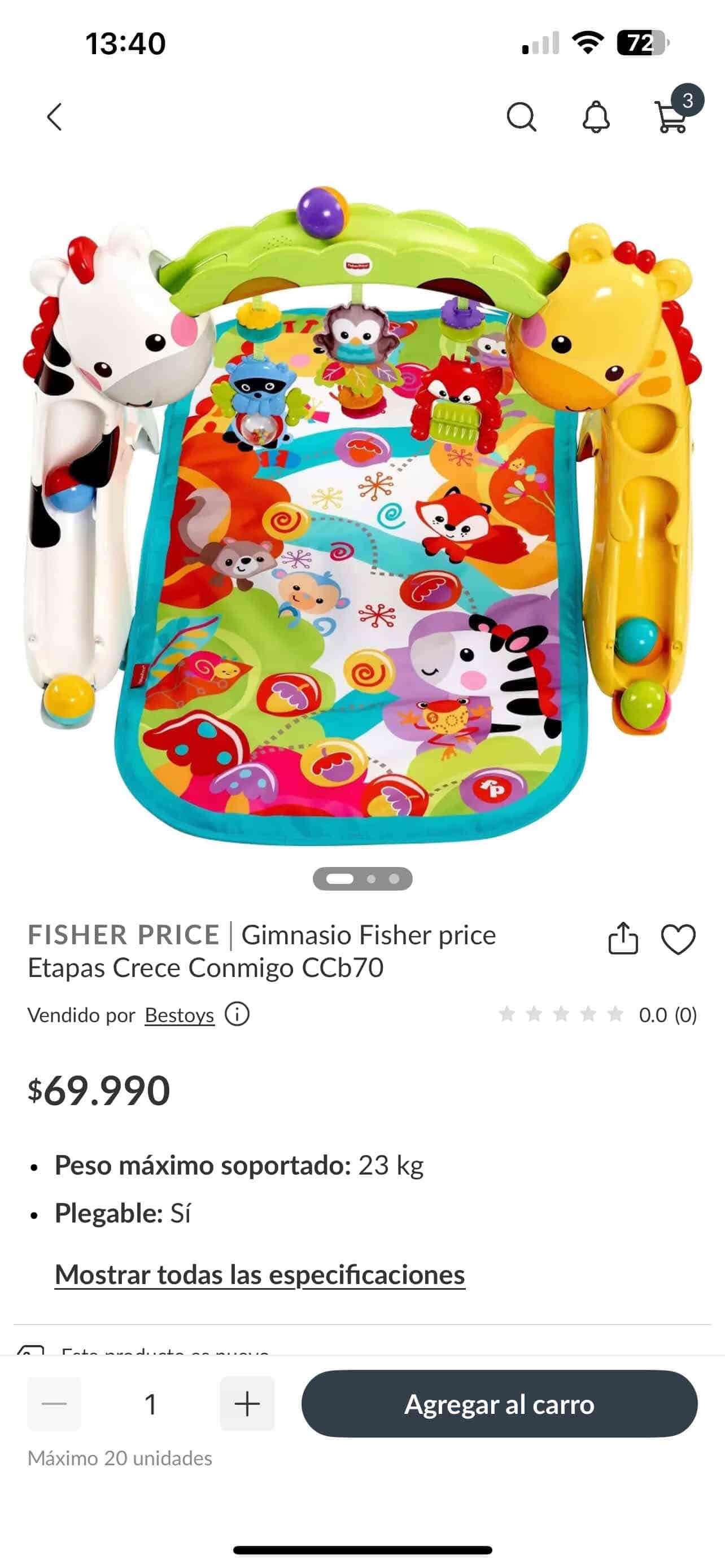 Gimnasio de actividades para bebés - miniatura 6