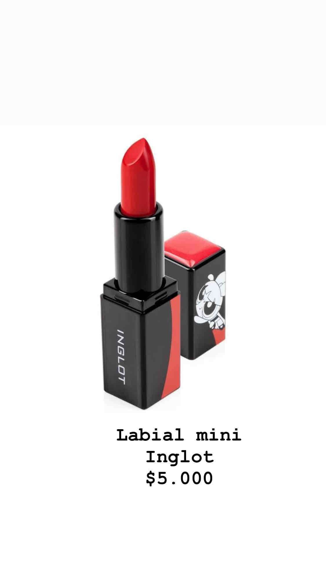 Labial mini rojo Inglot