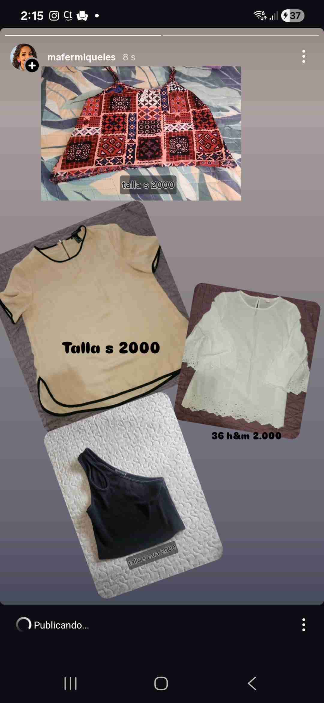 Top estampado colorido