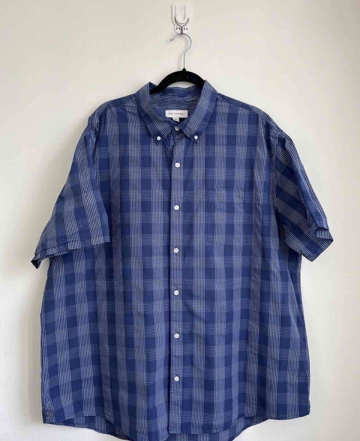 Camisa a cuadros azul