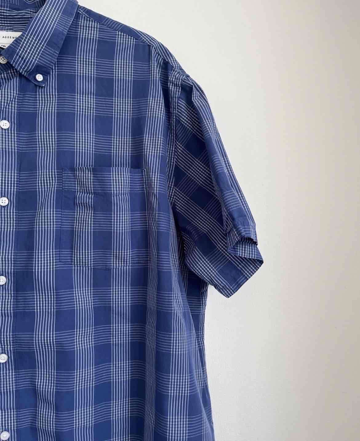 Camisa a cuadros azul - miniatura 3