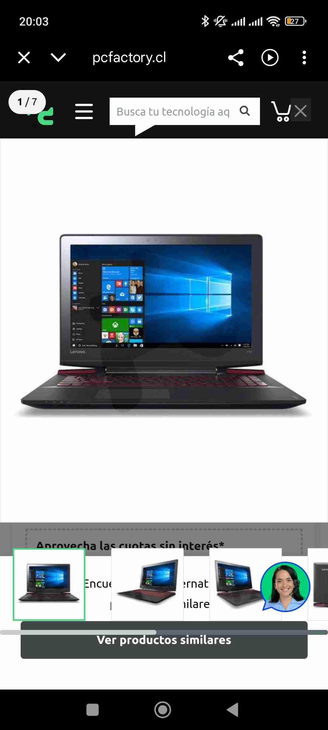 Notebook Lenovo Ideapad Y700 - miniatura 2