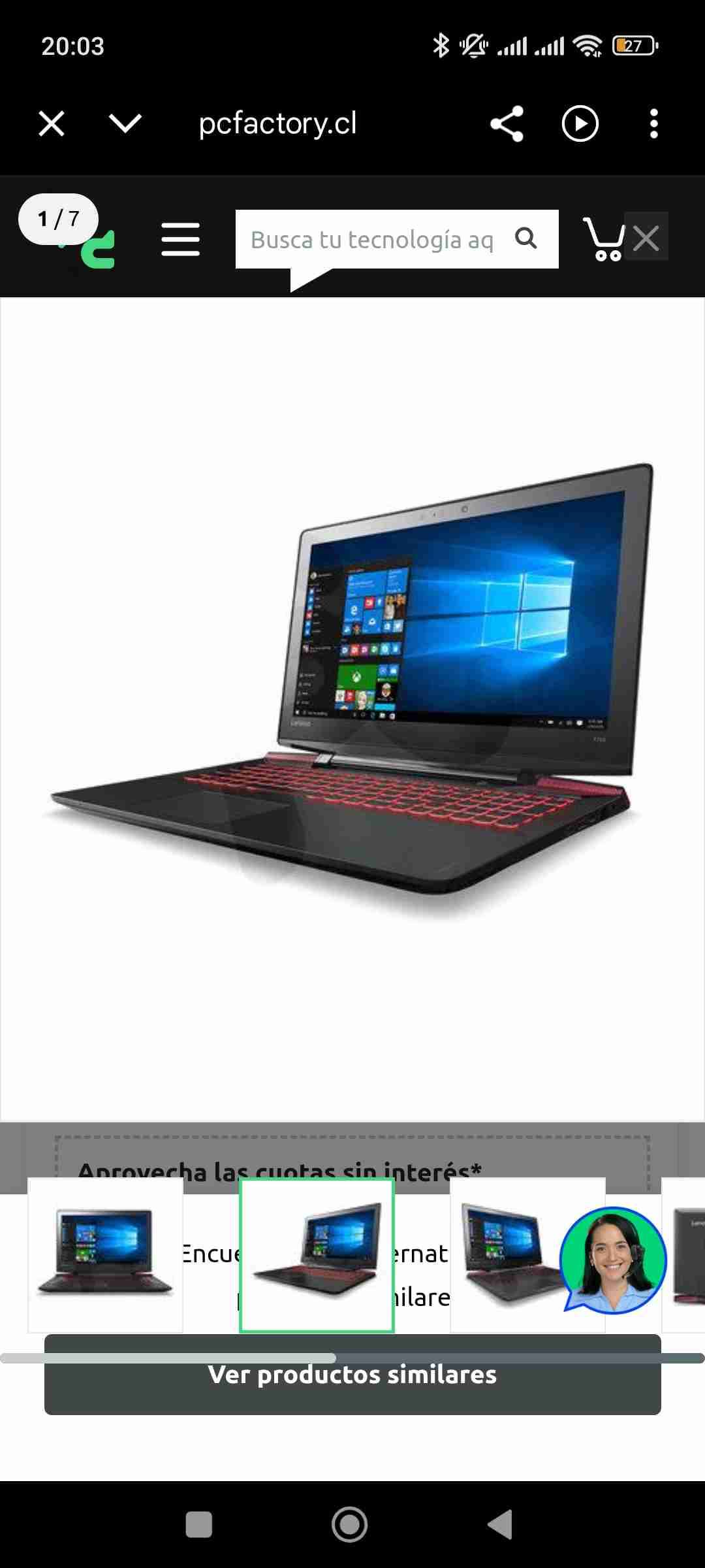 Notebook Lenovo Ideapad Y700 - miniatura 3