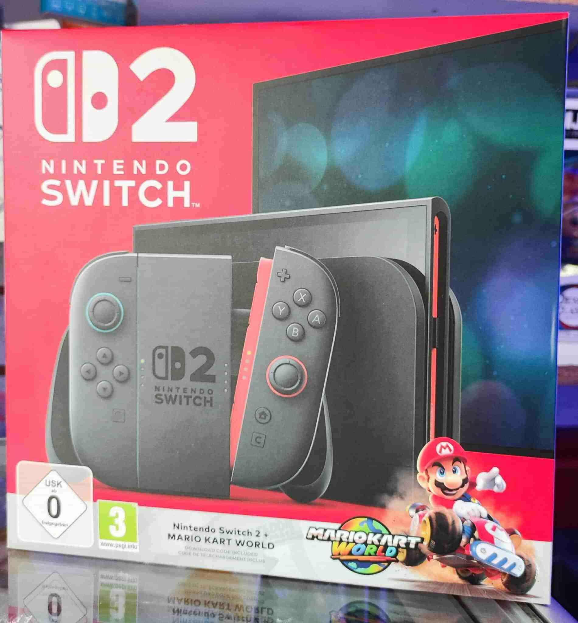 Nintendo switch 2 con el Mario kart world nuevos - miniatura 2