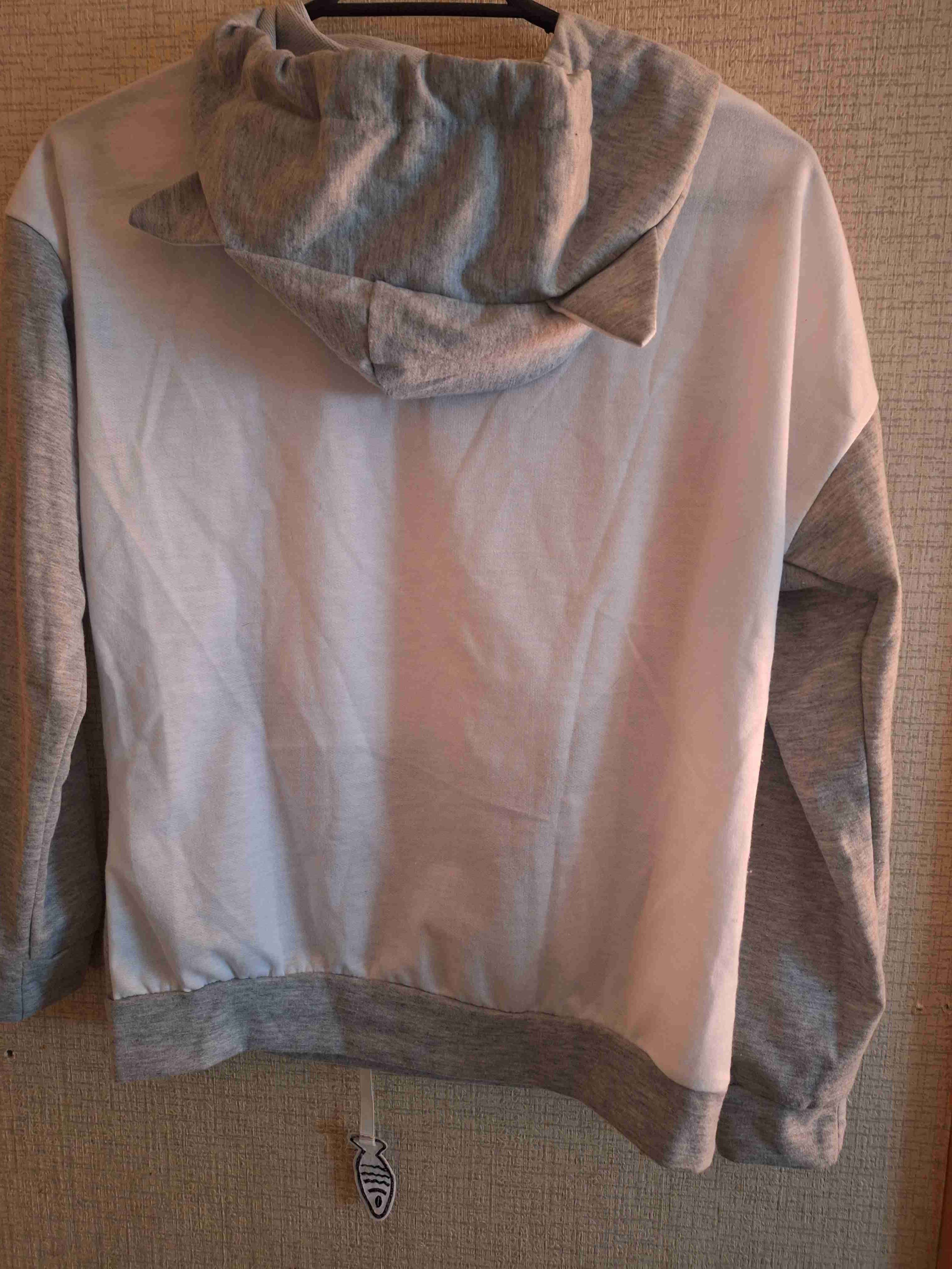 Polerón gris con estampado de gato - miniatura 2