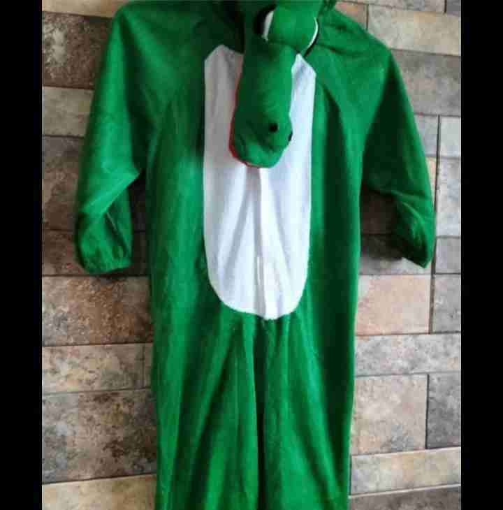 Disfraz verde cocodrilo