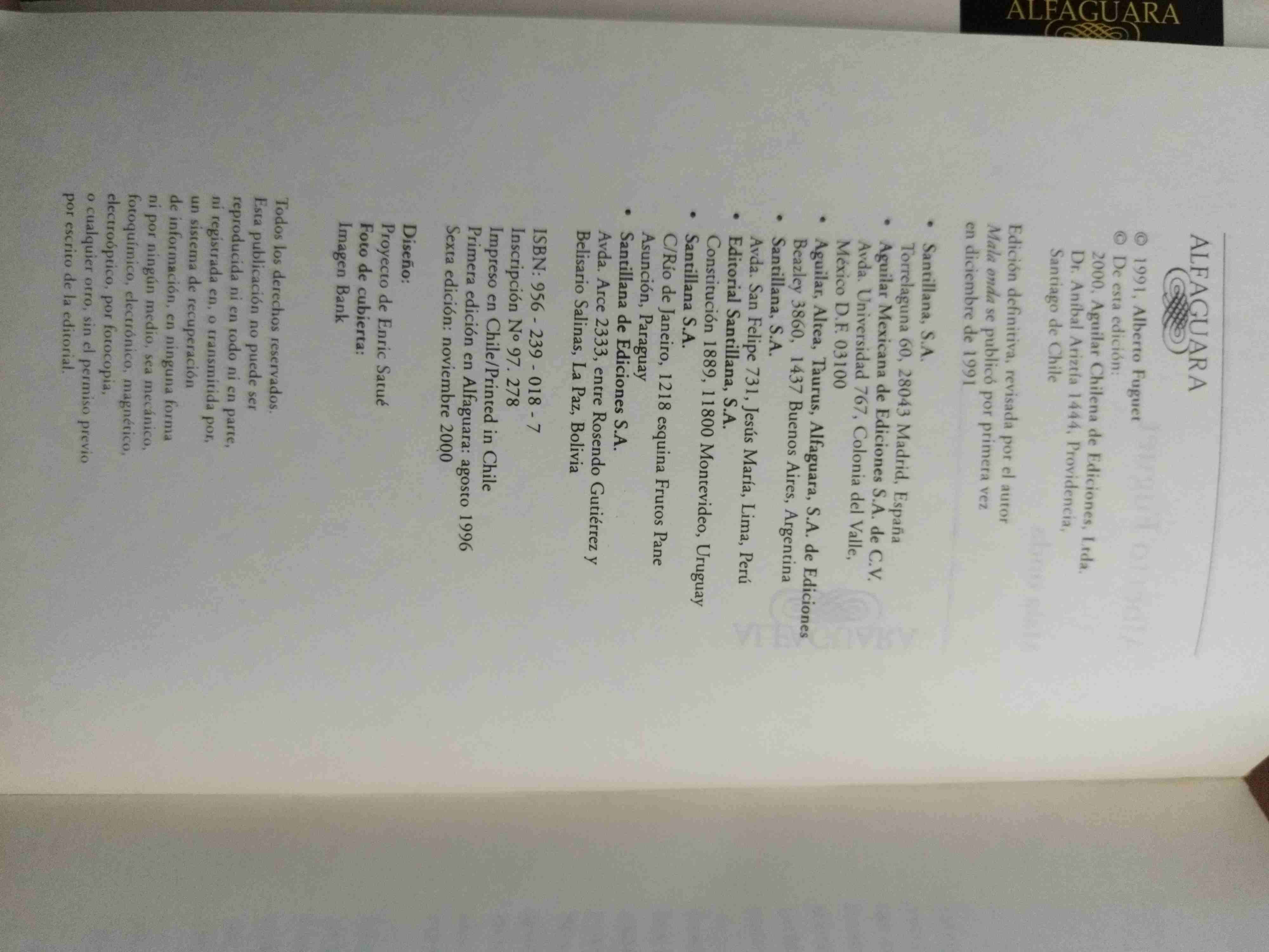 Libro 'Mala onda' de Alberto Fuguet - miniatura 3