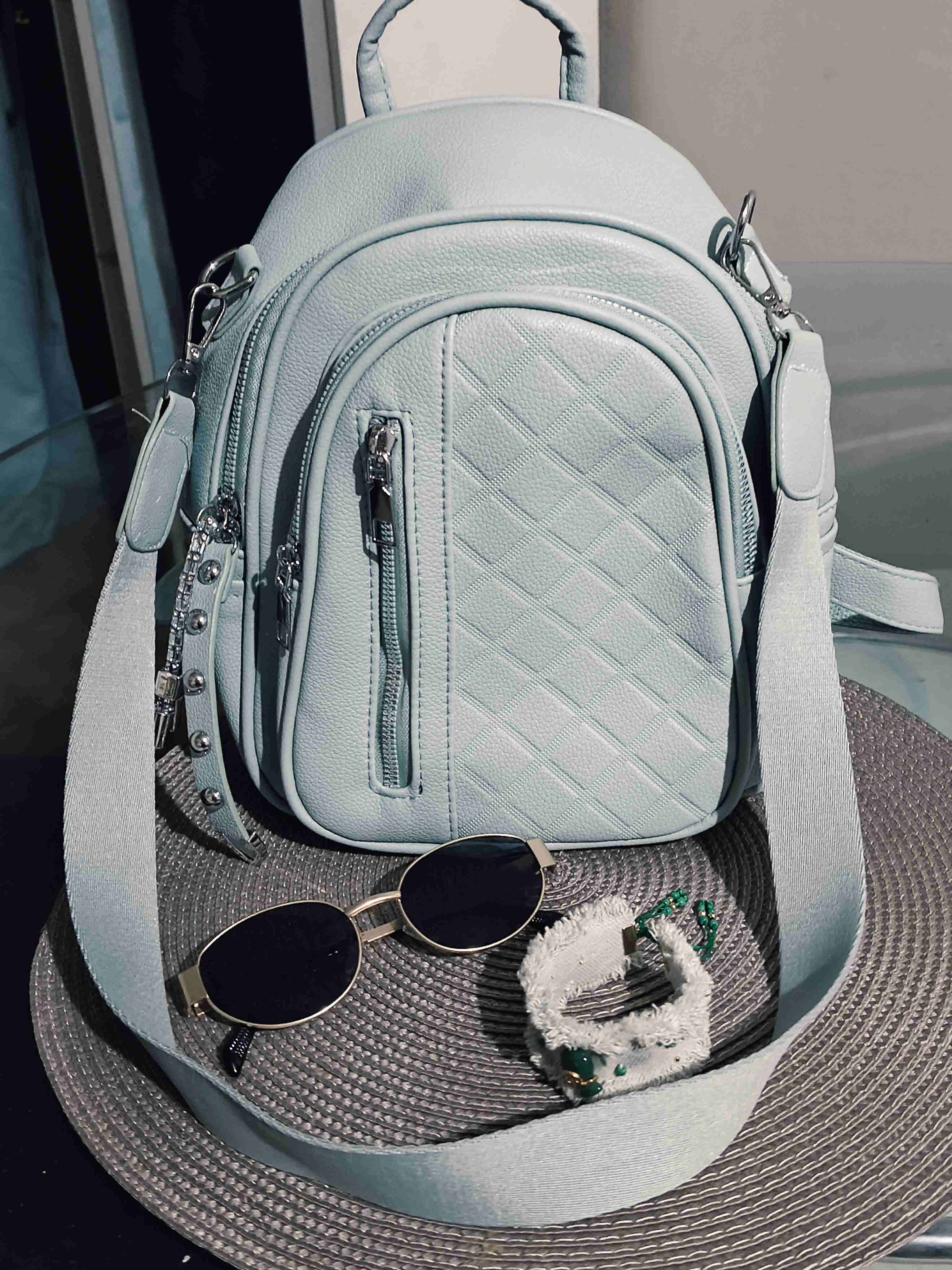 Cartera tote café marrón - miniatura 4