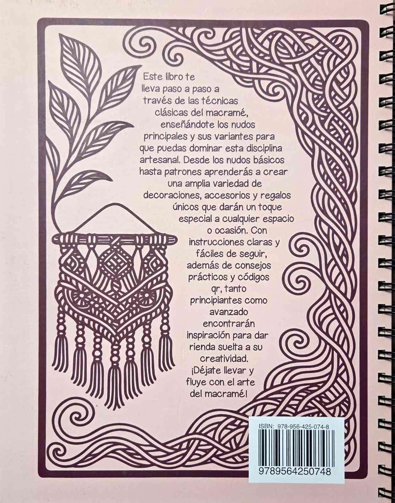 Cuaderno de macramé floral - miniatura 2