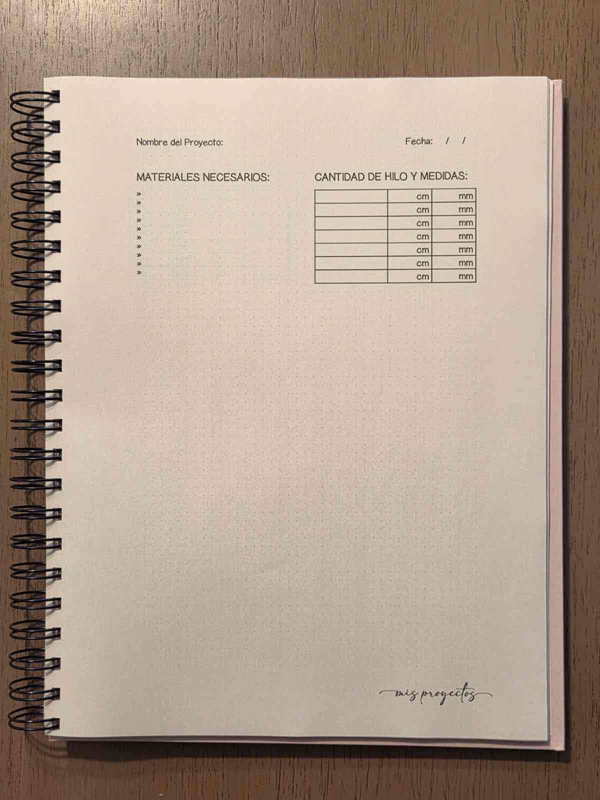 Cuaderno de macramé floral - miniatura 6