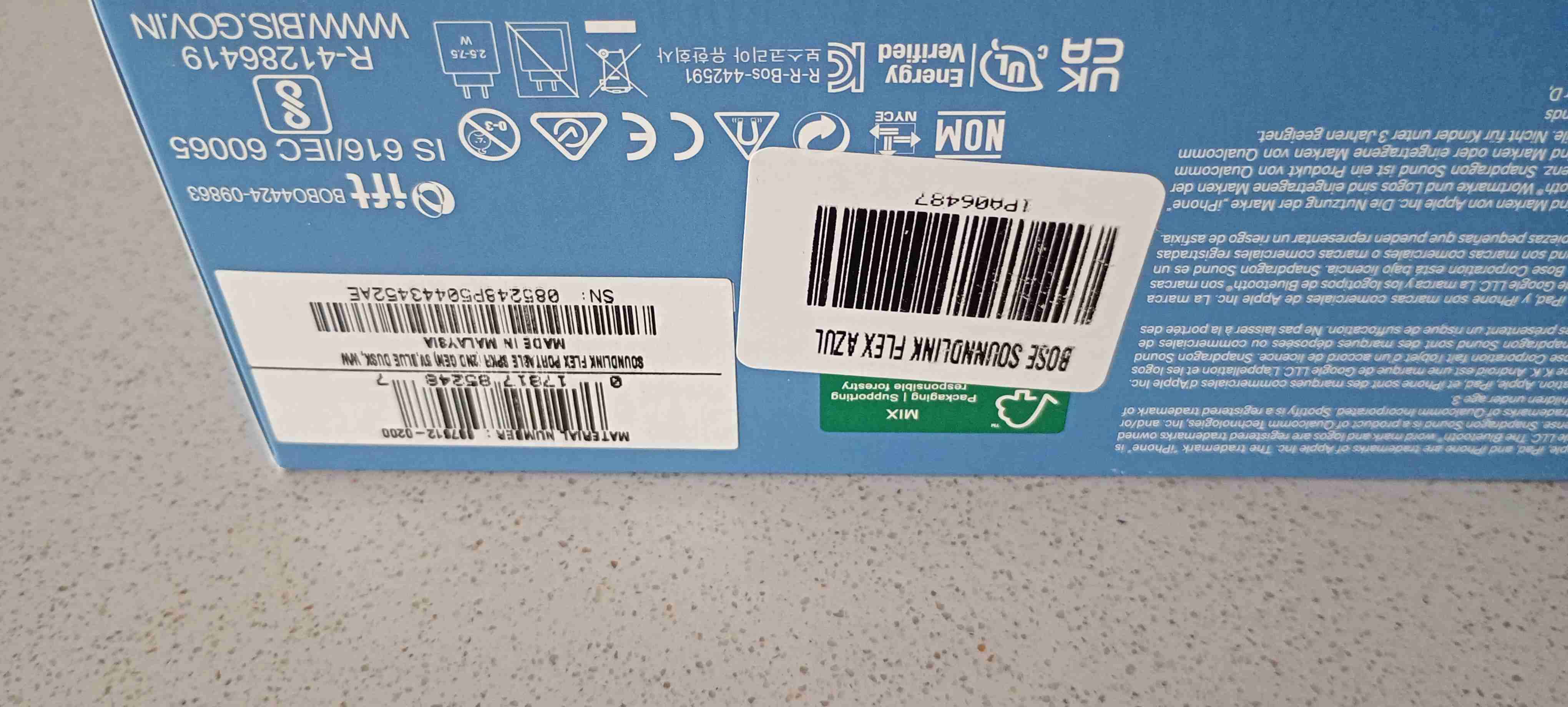 Parlante portátil Bose azul - miniatura 4