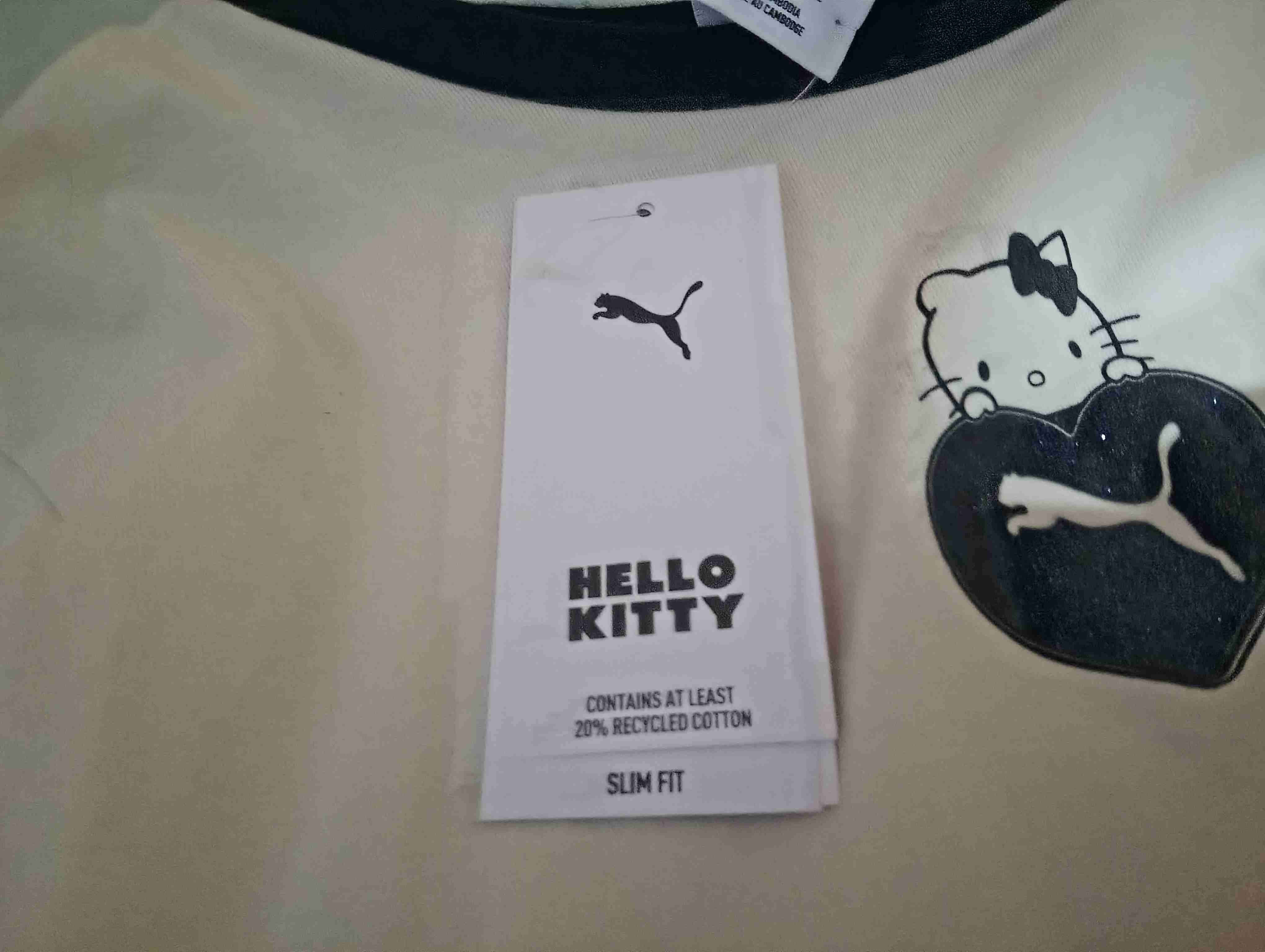 Polera Hello Kitty Puma beige nueva - miniatura 2