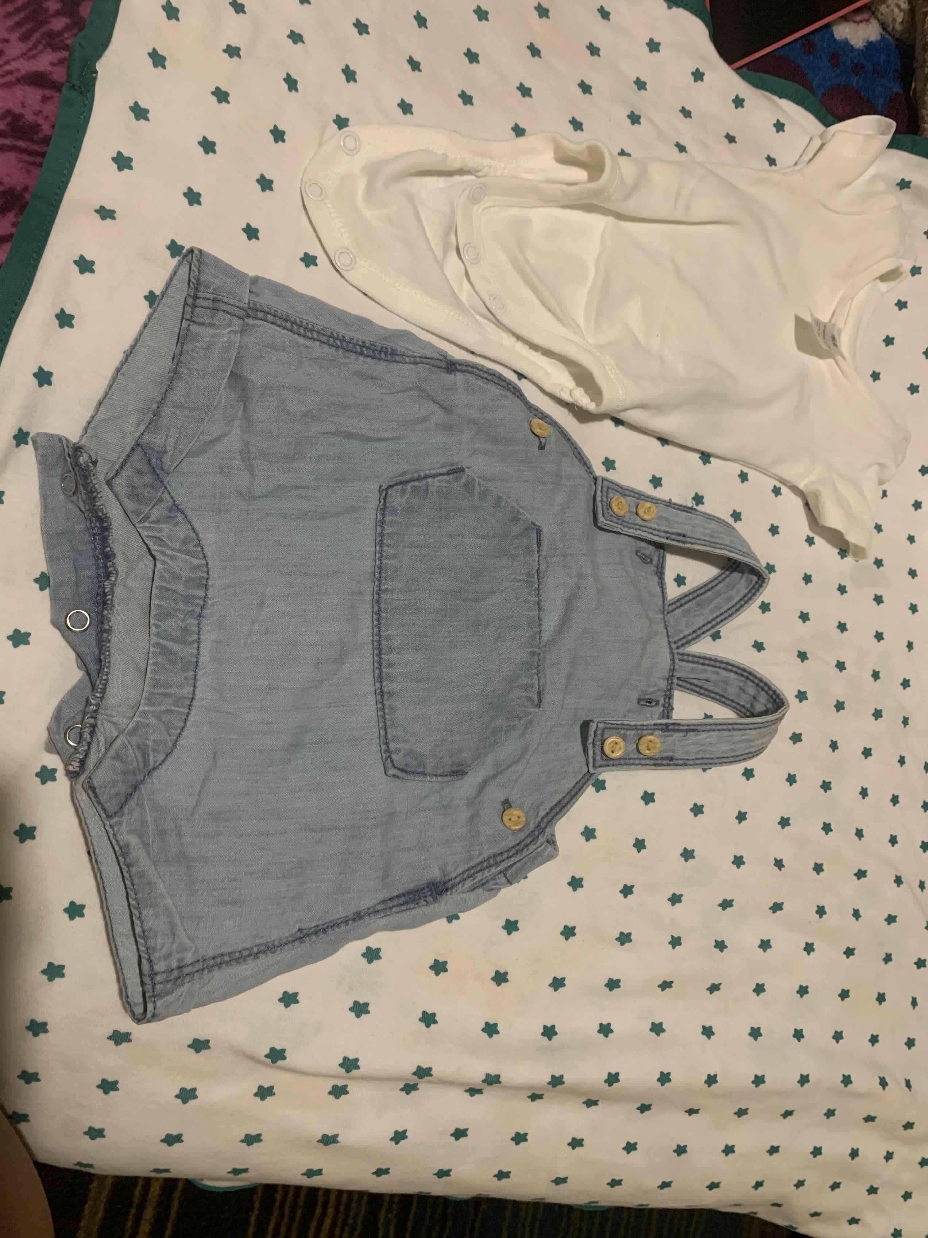 Conjunto bebé body y jardinera - miniatura 4