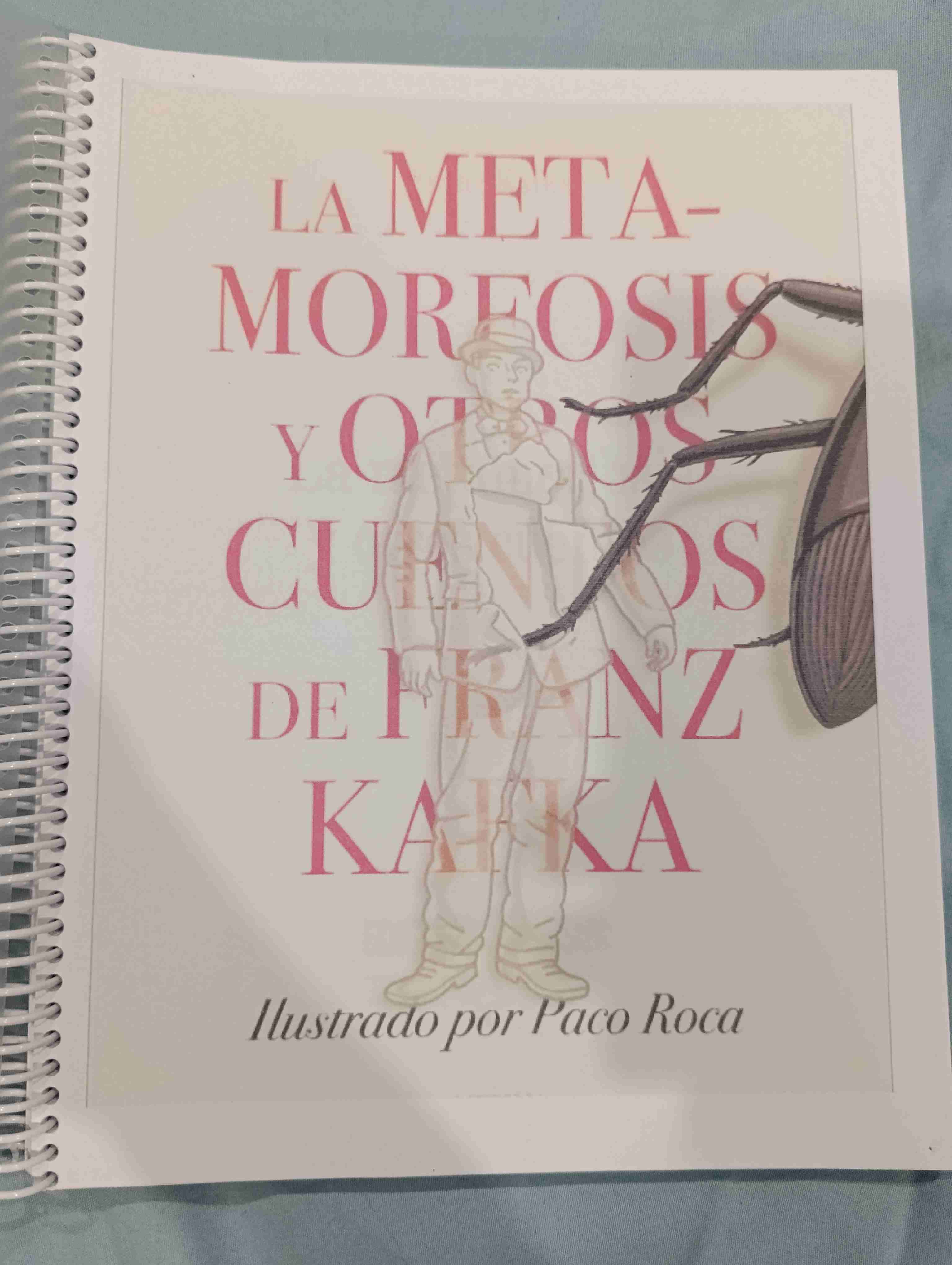Libro "La Metamorfosis" ilustrado