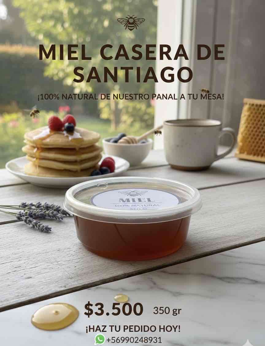 Miel casera de Santiago 350g