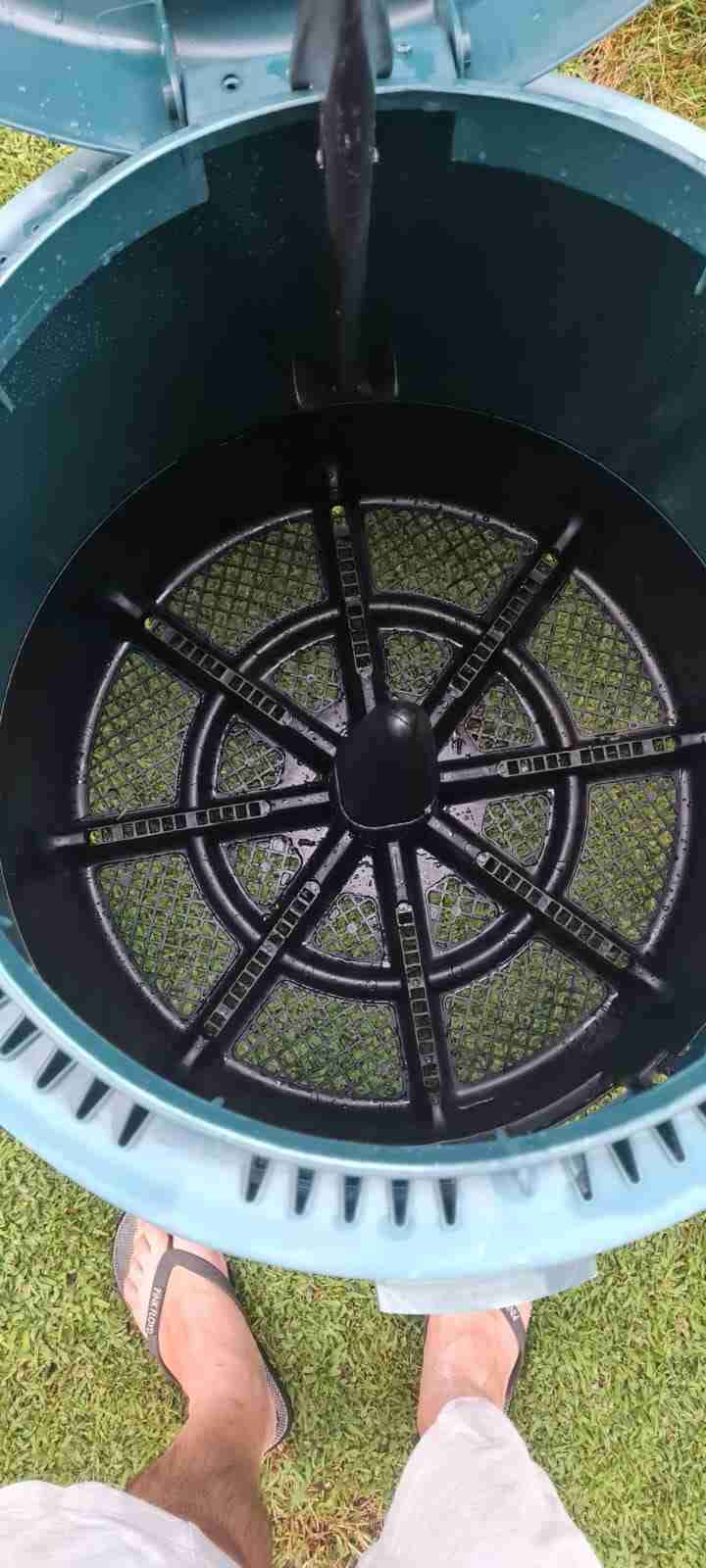 Compostera de plástico verde - miniatura 3