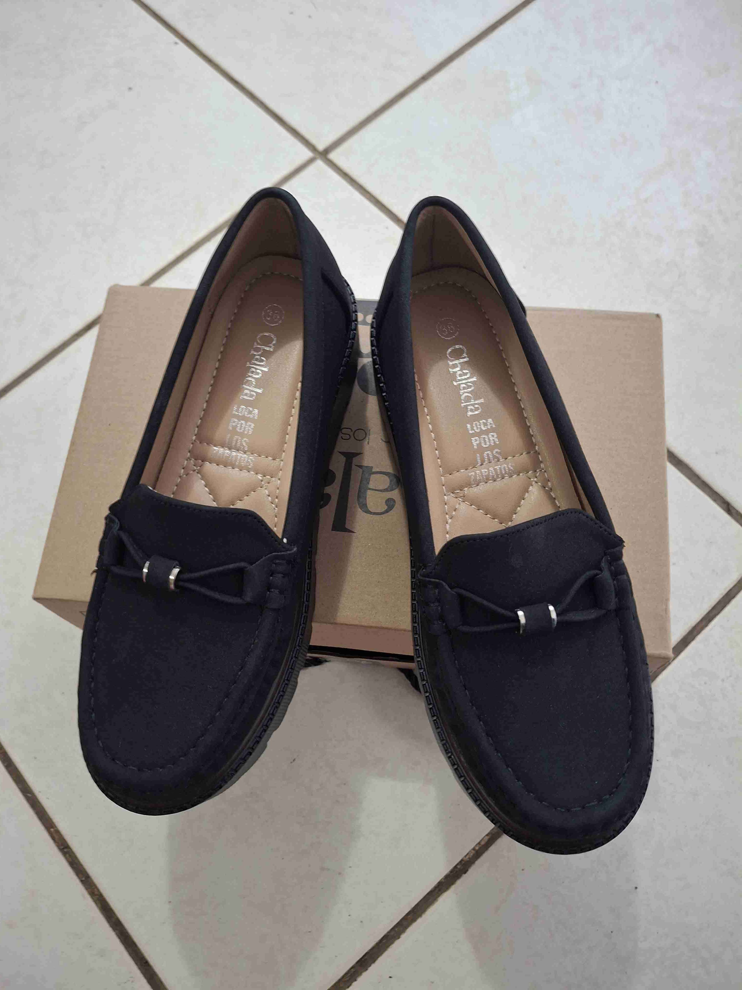 Mocasines negros con lazo - miniatura 3