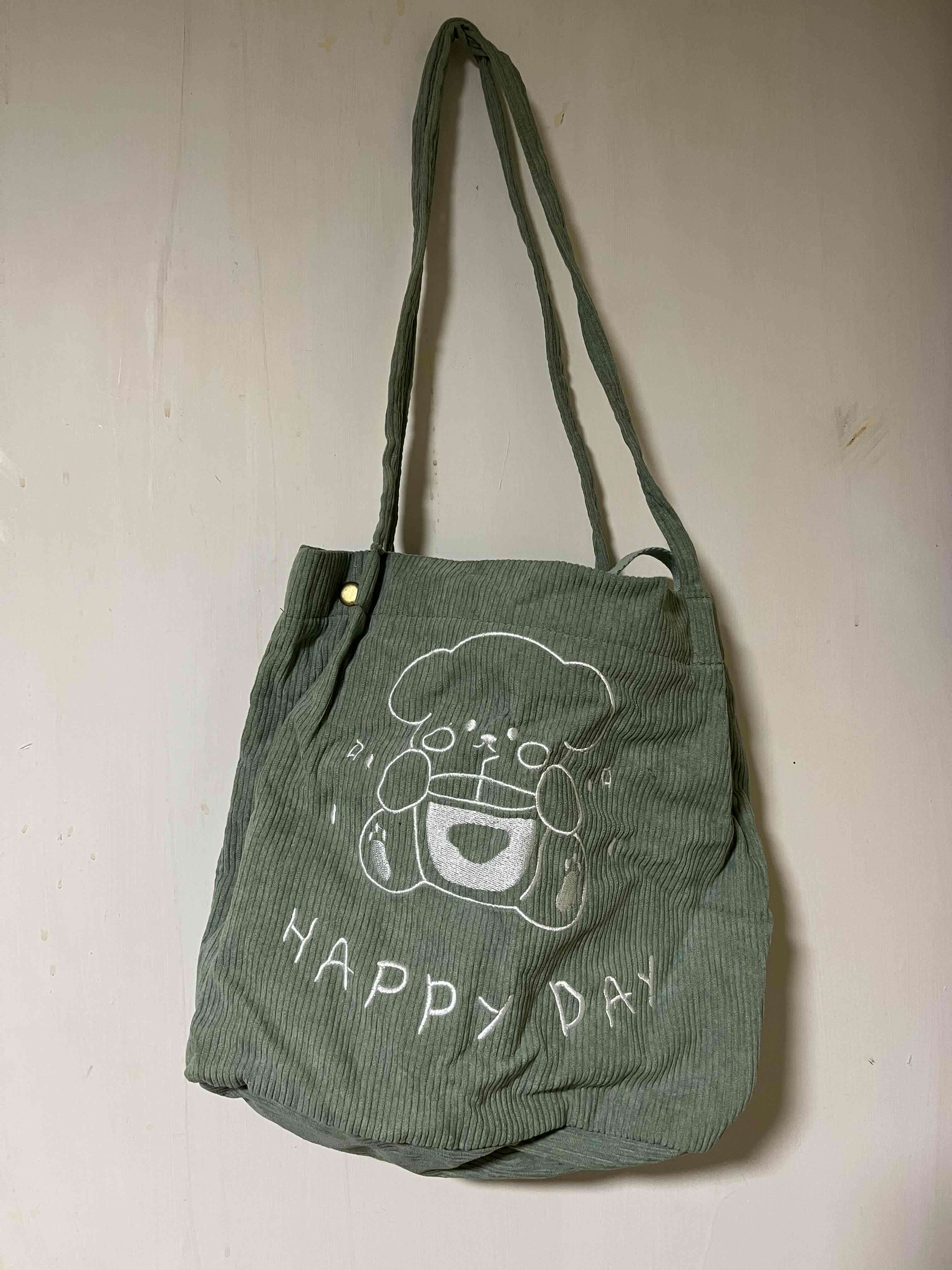 Tote bag osos verde y Blanca - miniatura 3