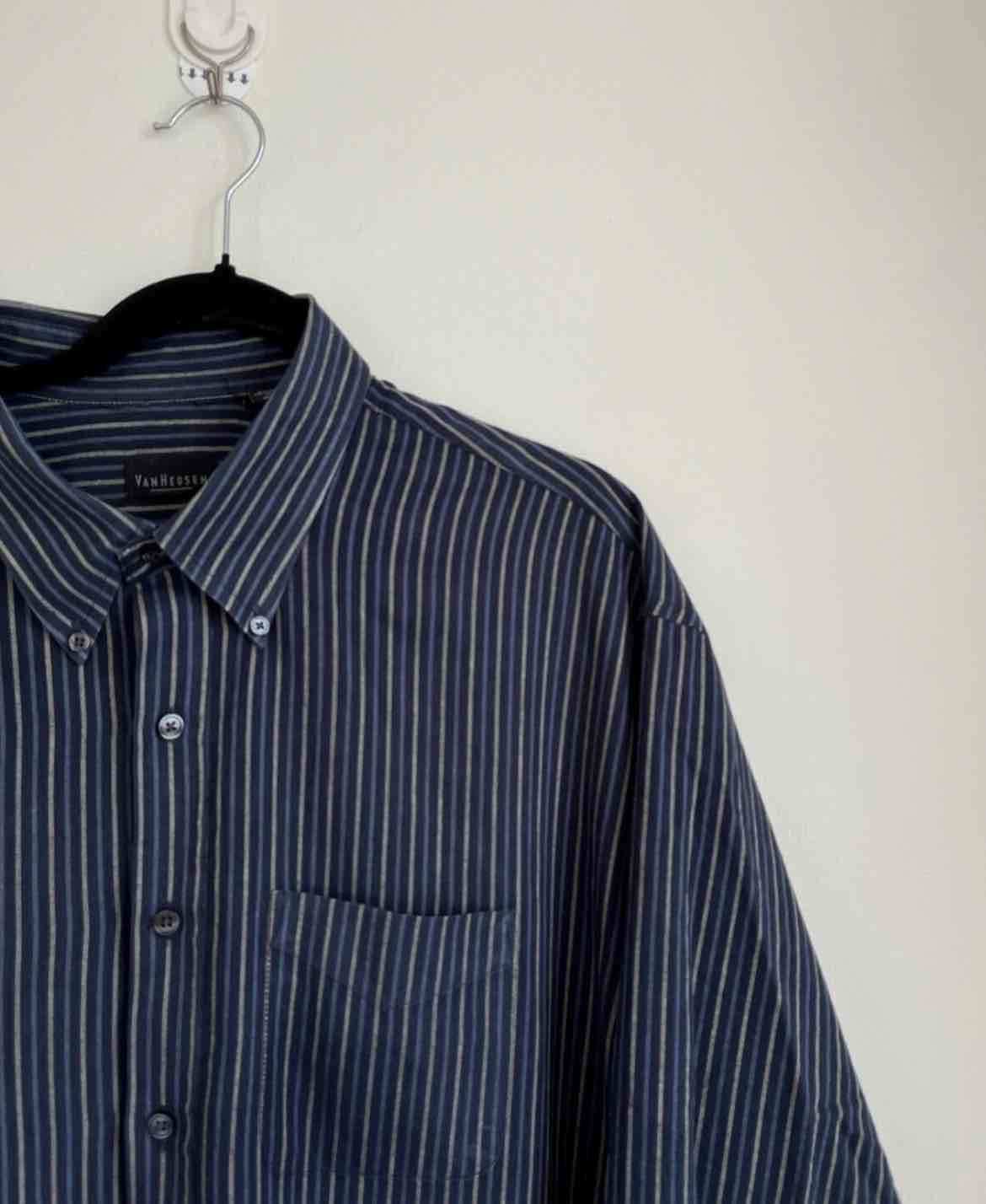 Camisa de rayas azul oscuro - miniatura 2