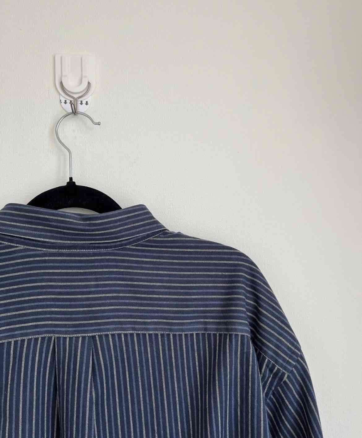 Camisa de rayas azul oscuro - miniatura 4