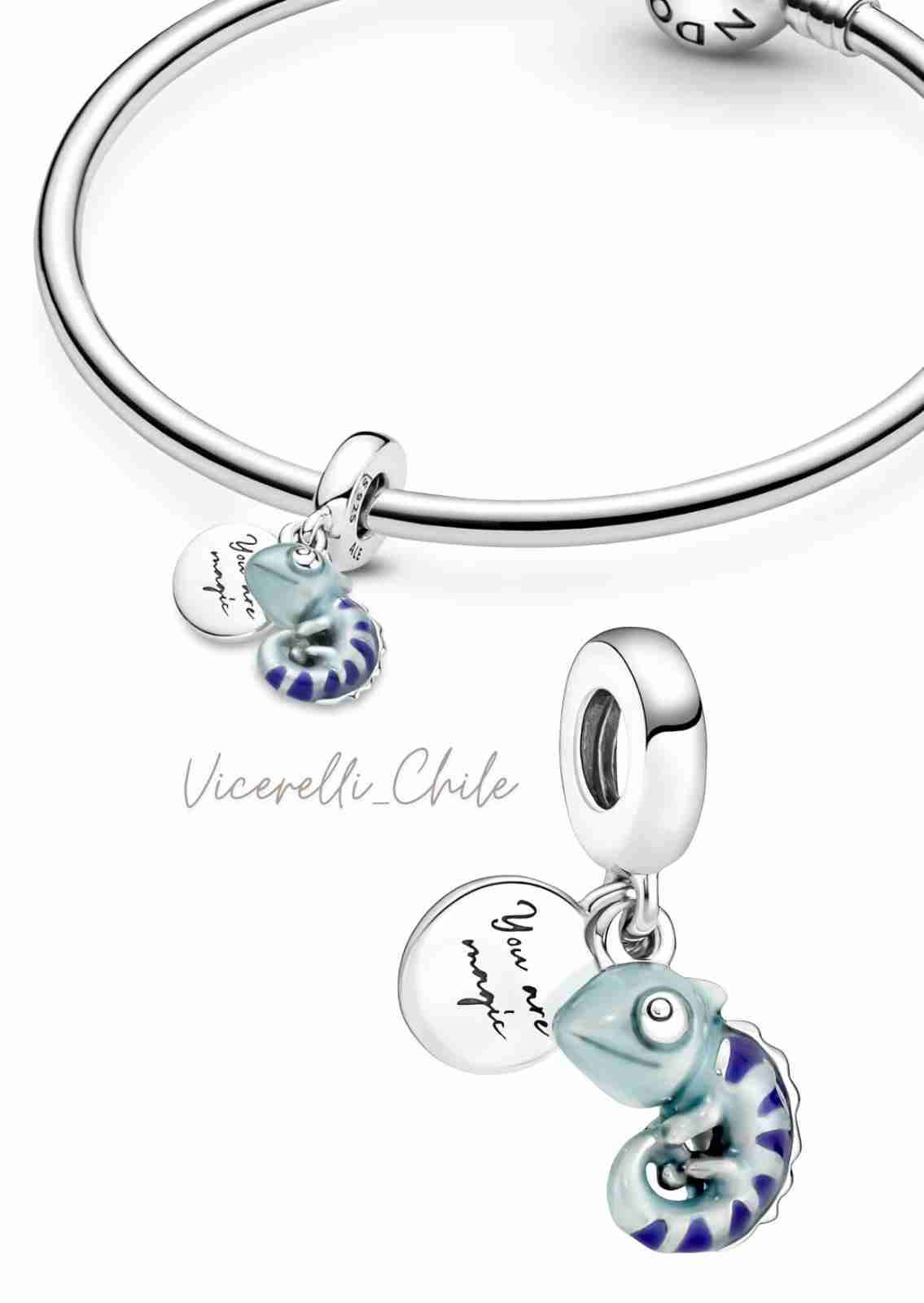 Charm Dije camaleón PlataS925