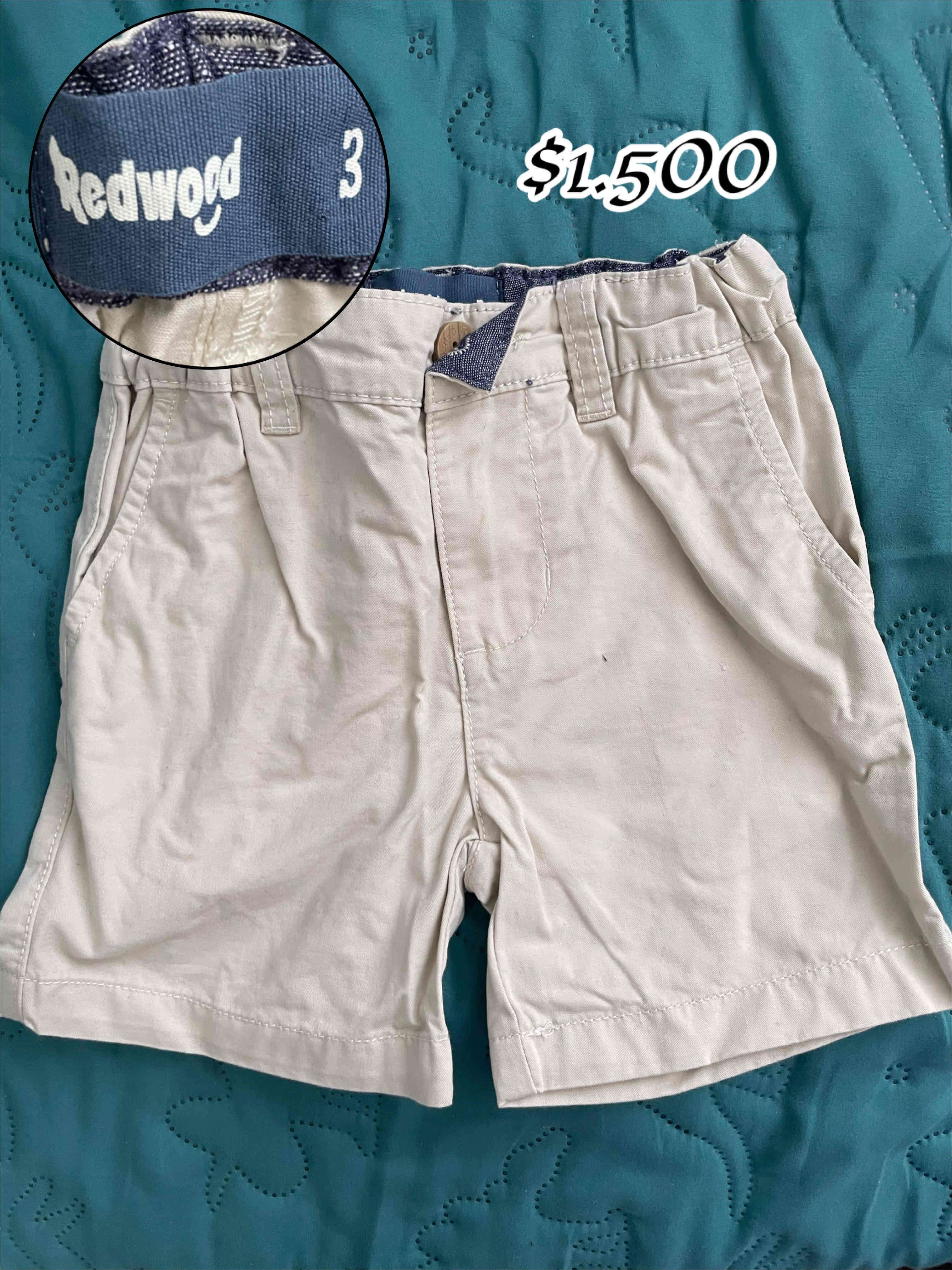 Shorts beige para niño