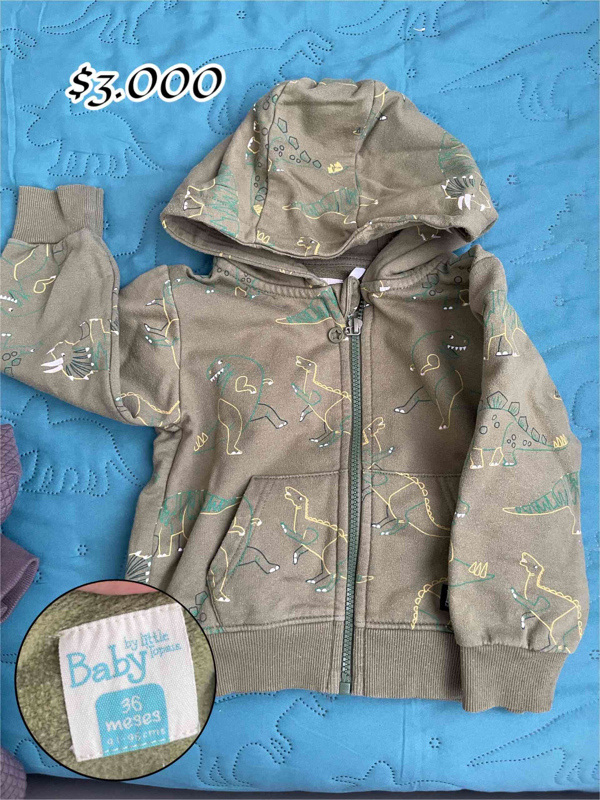 Polerón bebé con dinosaurios