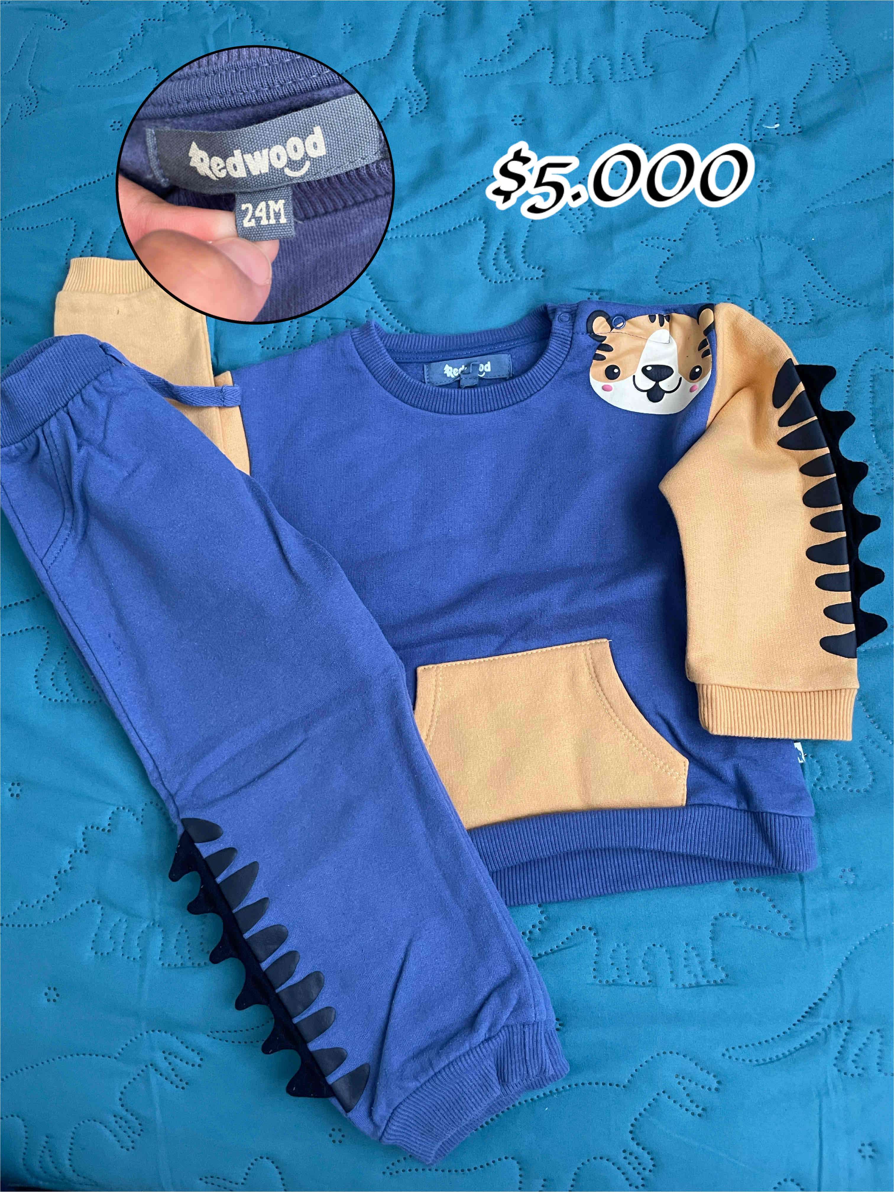 Conjunto niño Redwood azul 24M