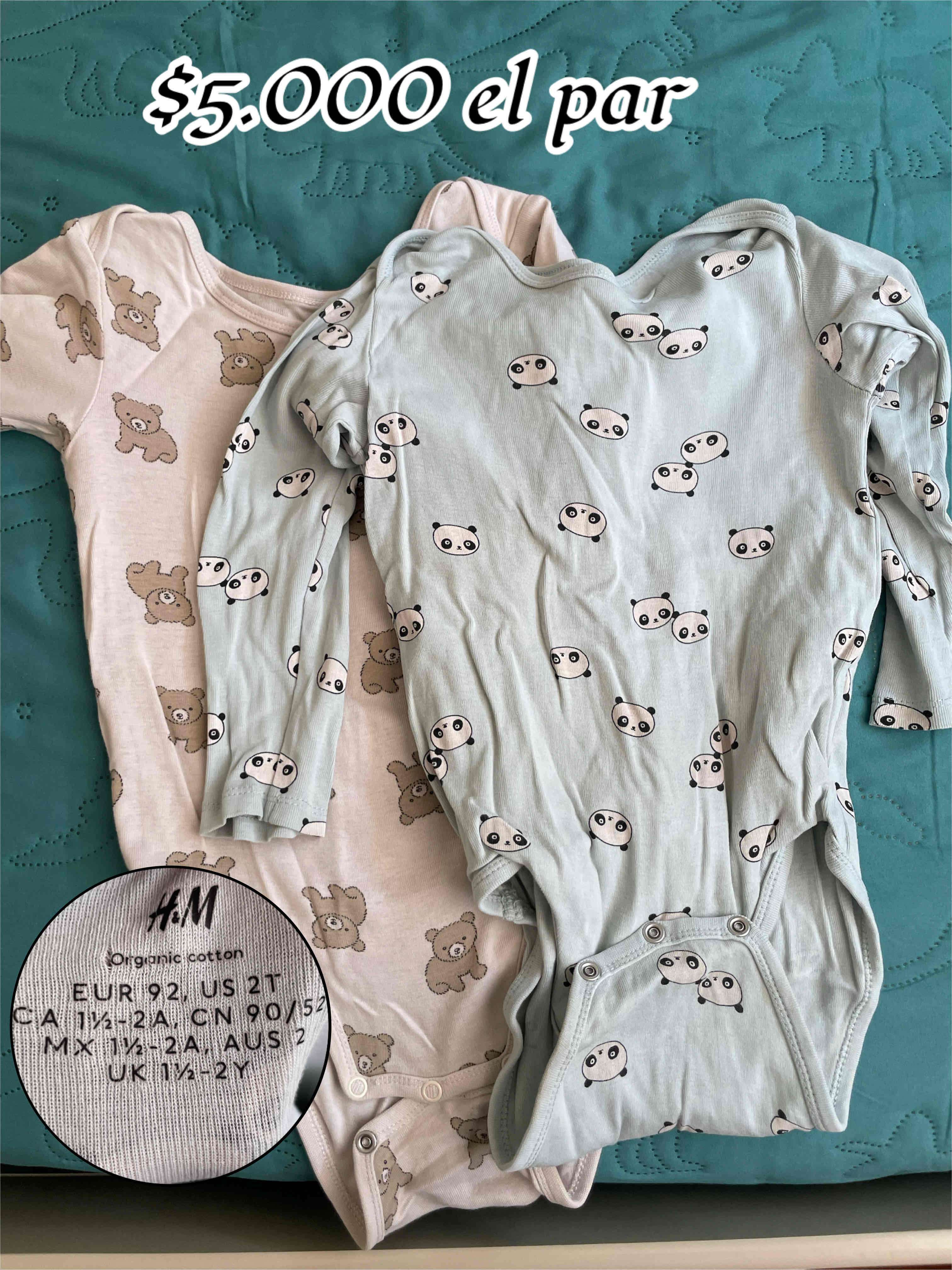 Body bebé con estampado de pandas y osos