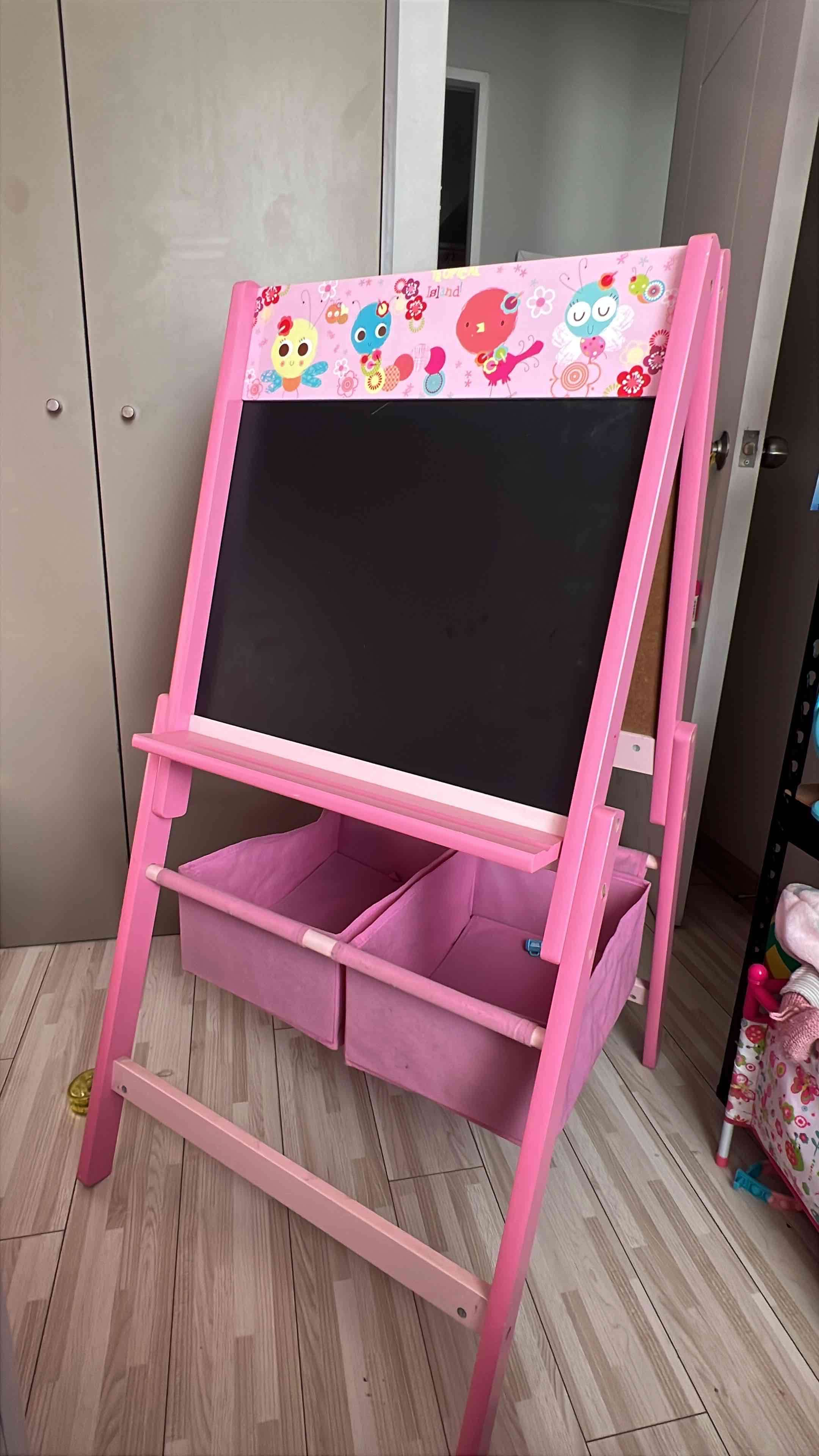 Pizarra infantil rosa - miniatura 2