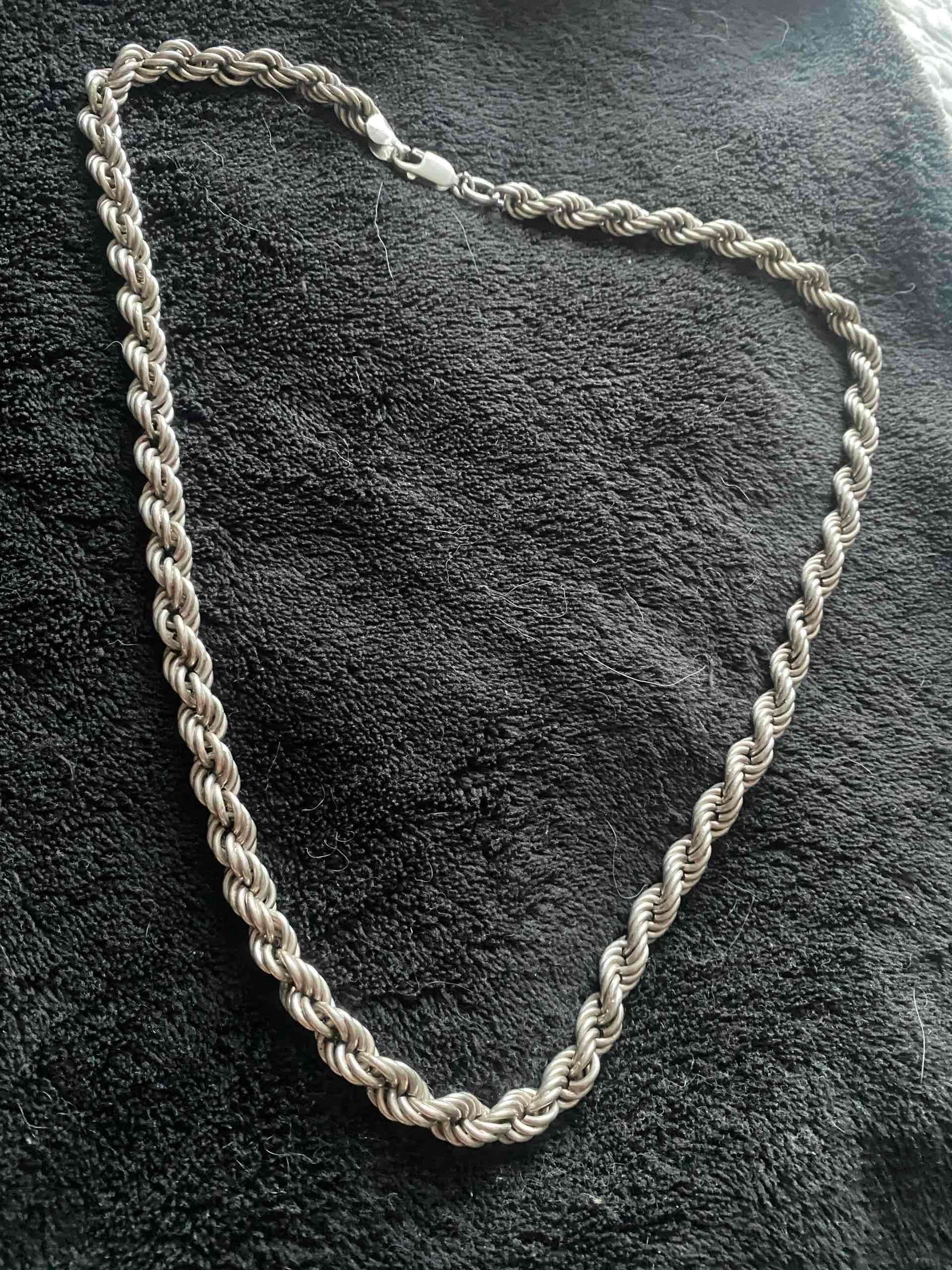 Cadena de plata turbillon - miniatura 2