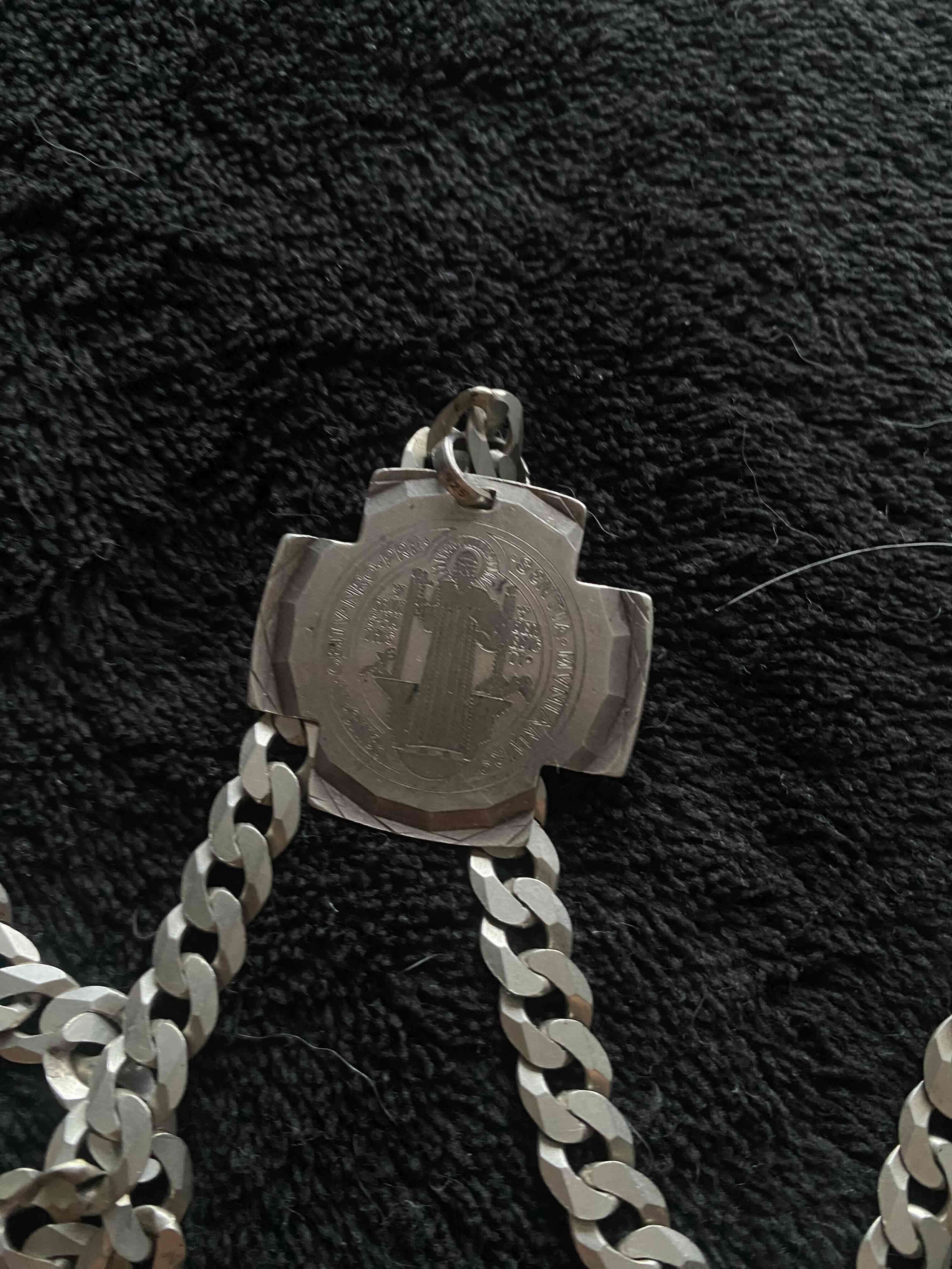 cadena Plata con dije - miniatura 3