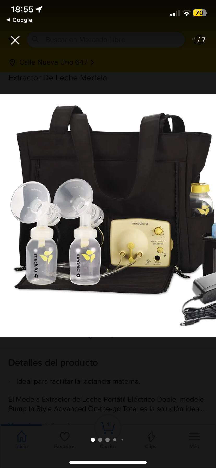 Extractor leche materna