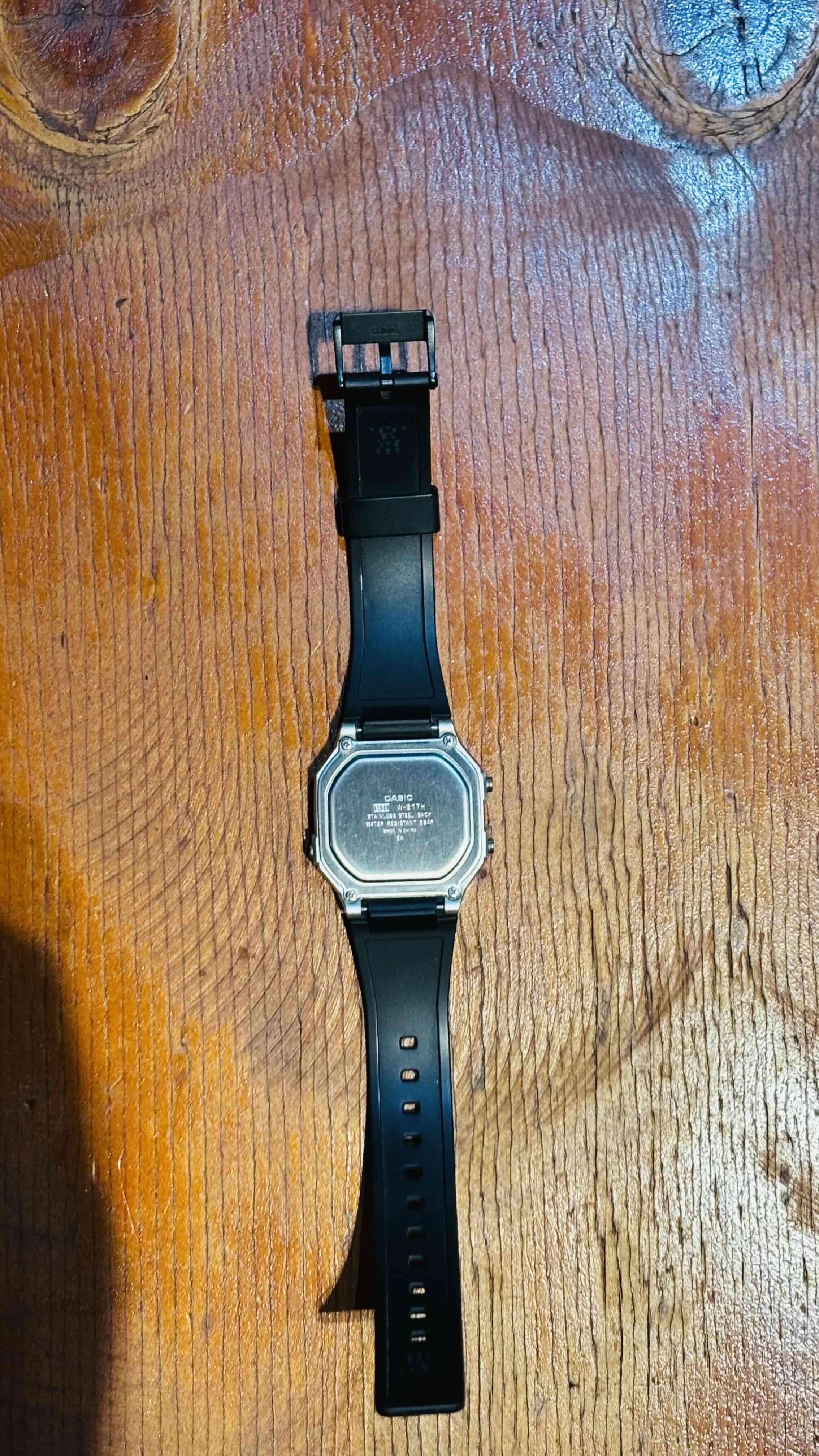 Reloj Digital Casio W217H Plateado - miniatura 2