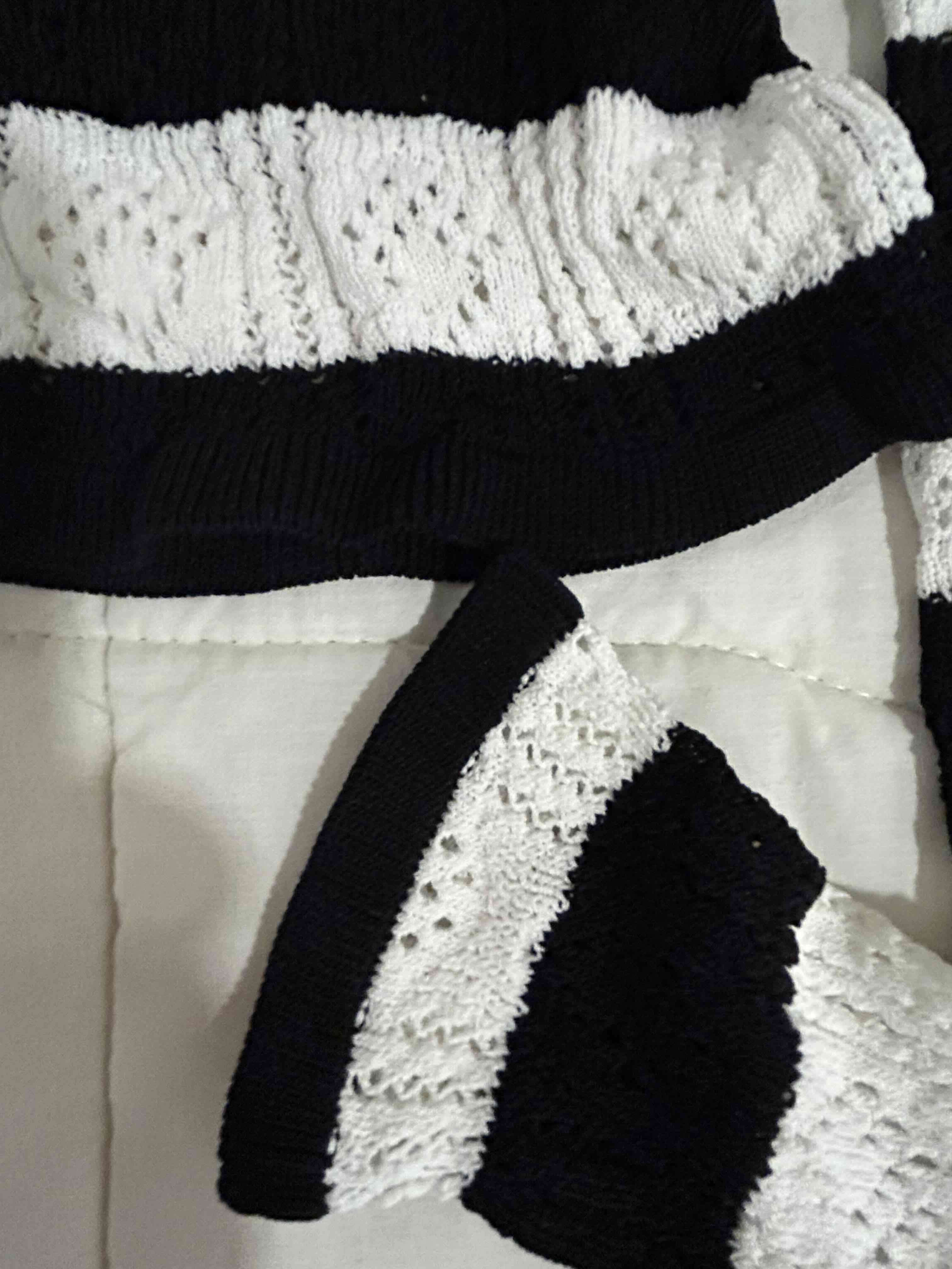 Suéter a rayas blanco y negro Zara - miniatura 3