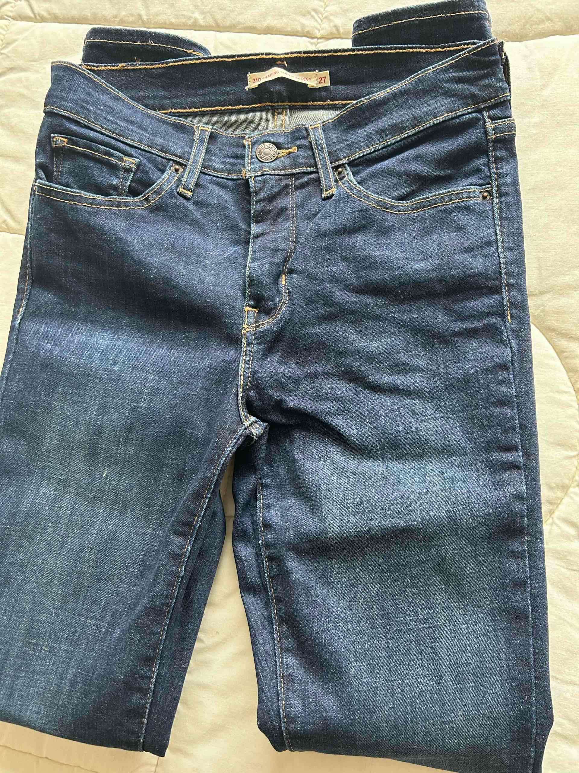 Jeans azul oscuro skinny - miniatura 3