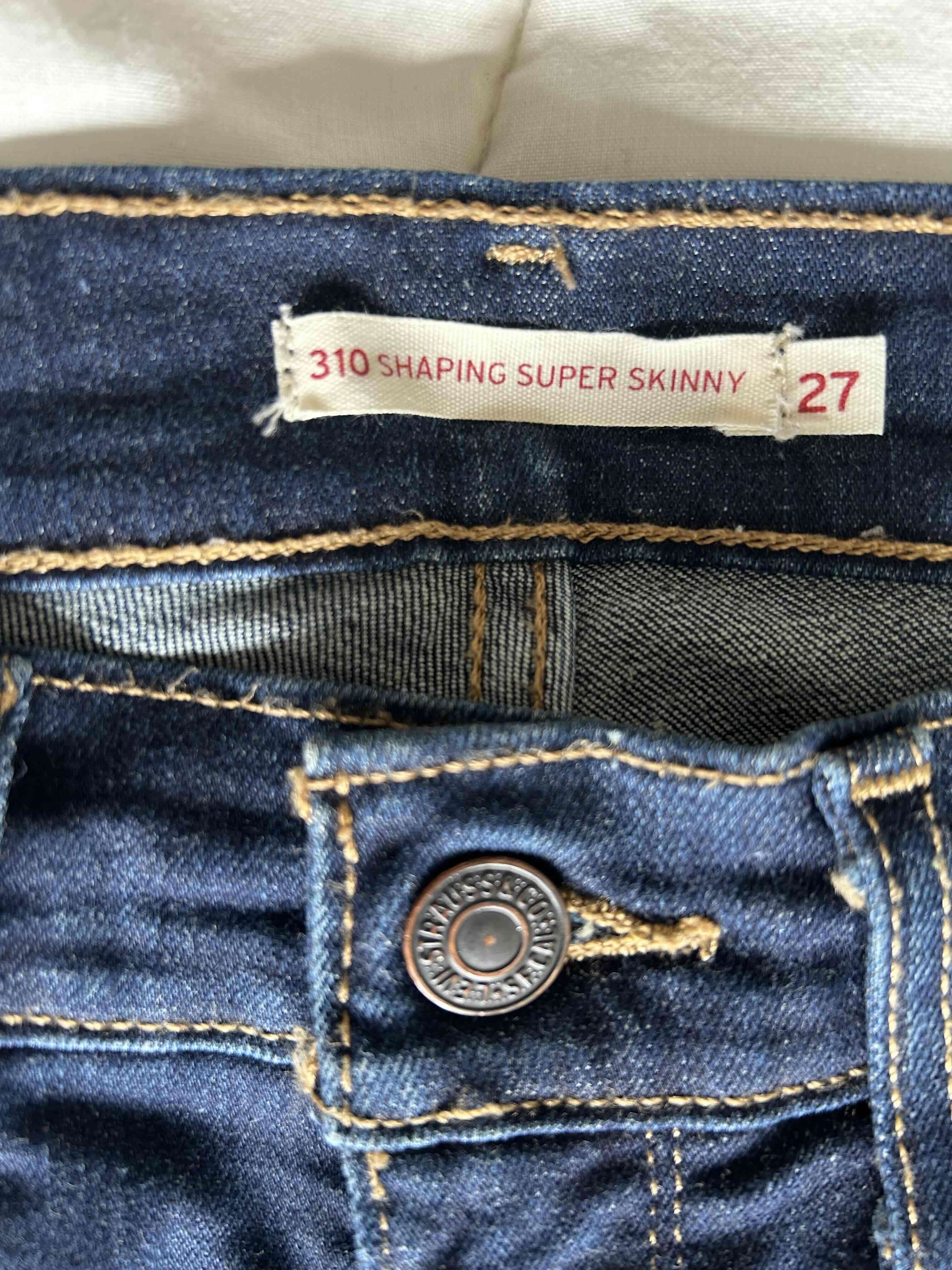 Jeans azul oscuro skinny - miniatura 4