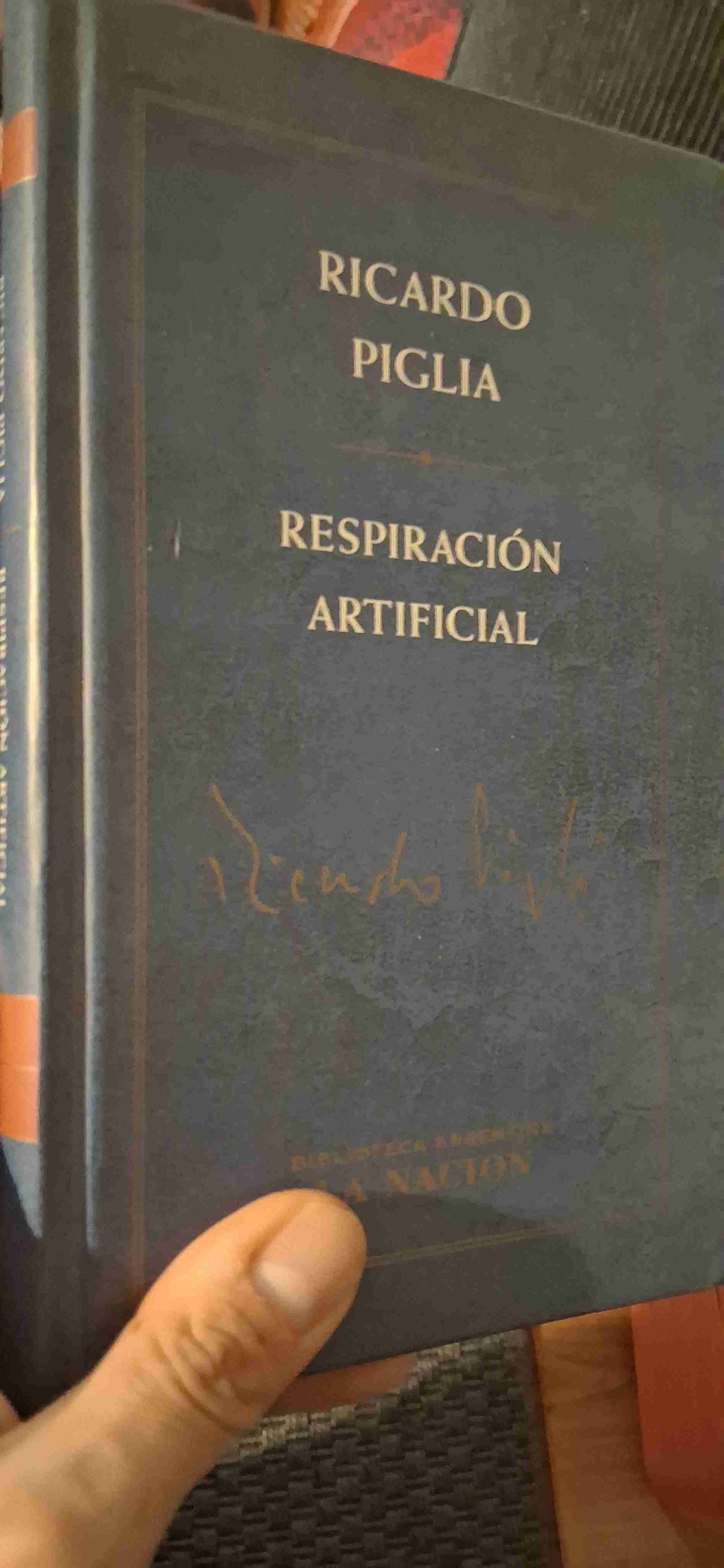 Libro 'Respiración Artificial' de Ricardo Piglia