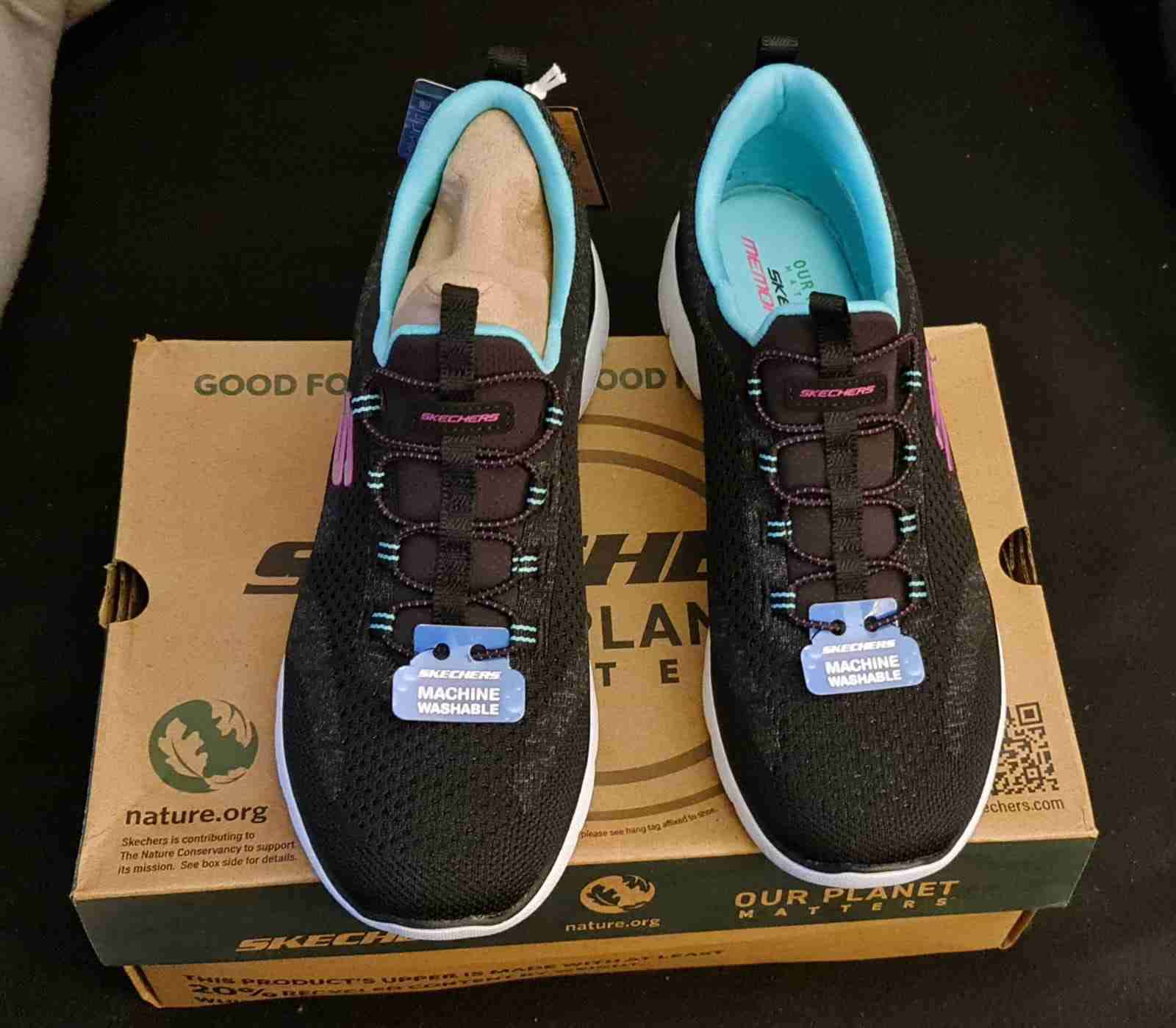 Zapatillas negras Skechers nuevas - miniatura 2