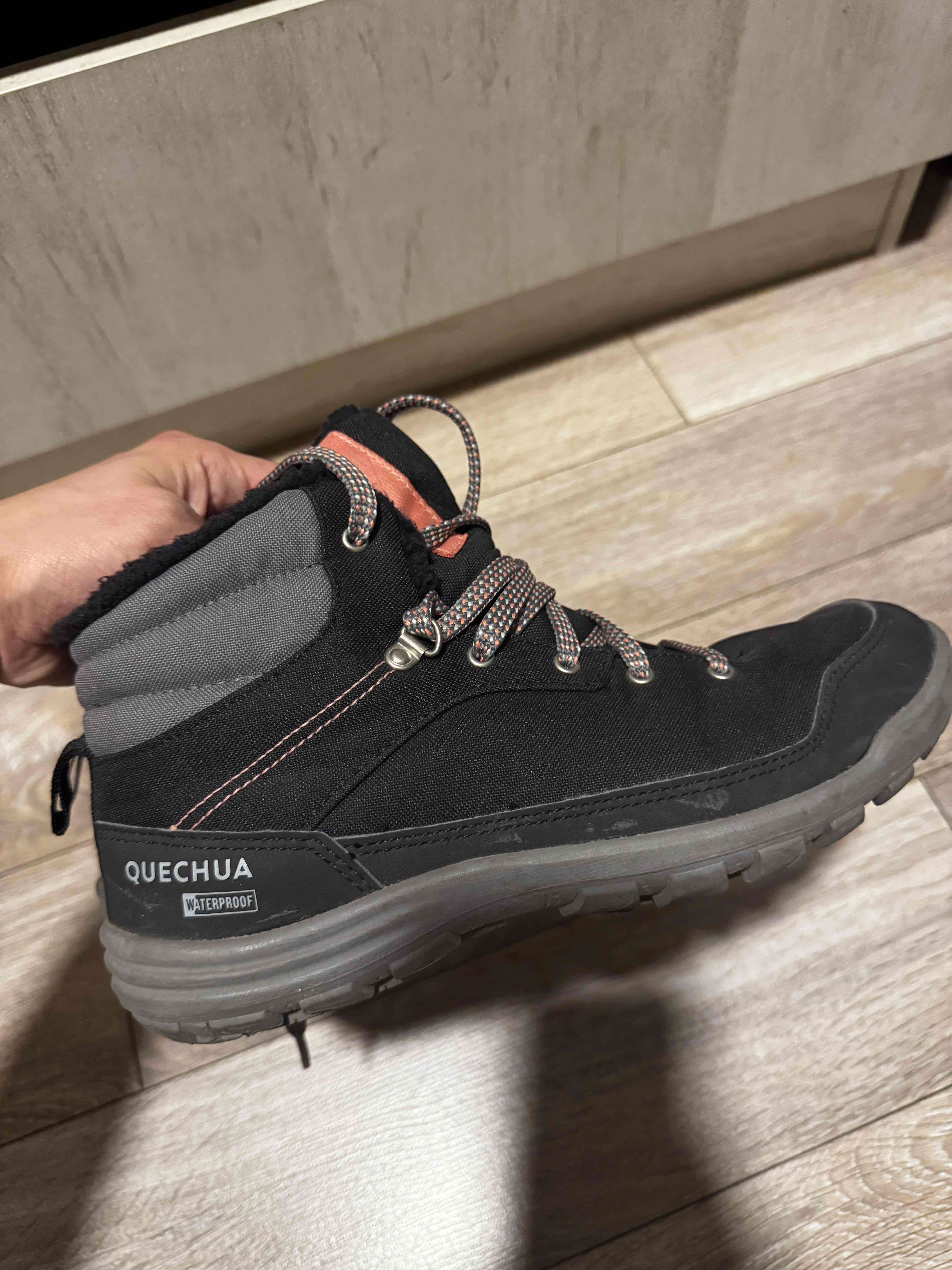 Botas negras Quechua impermeables - miniatura 3