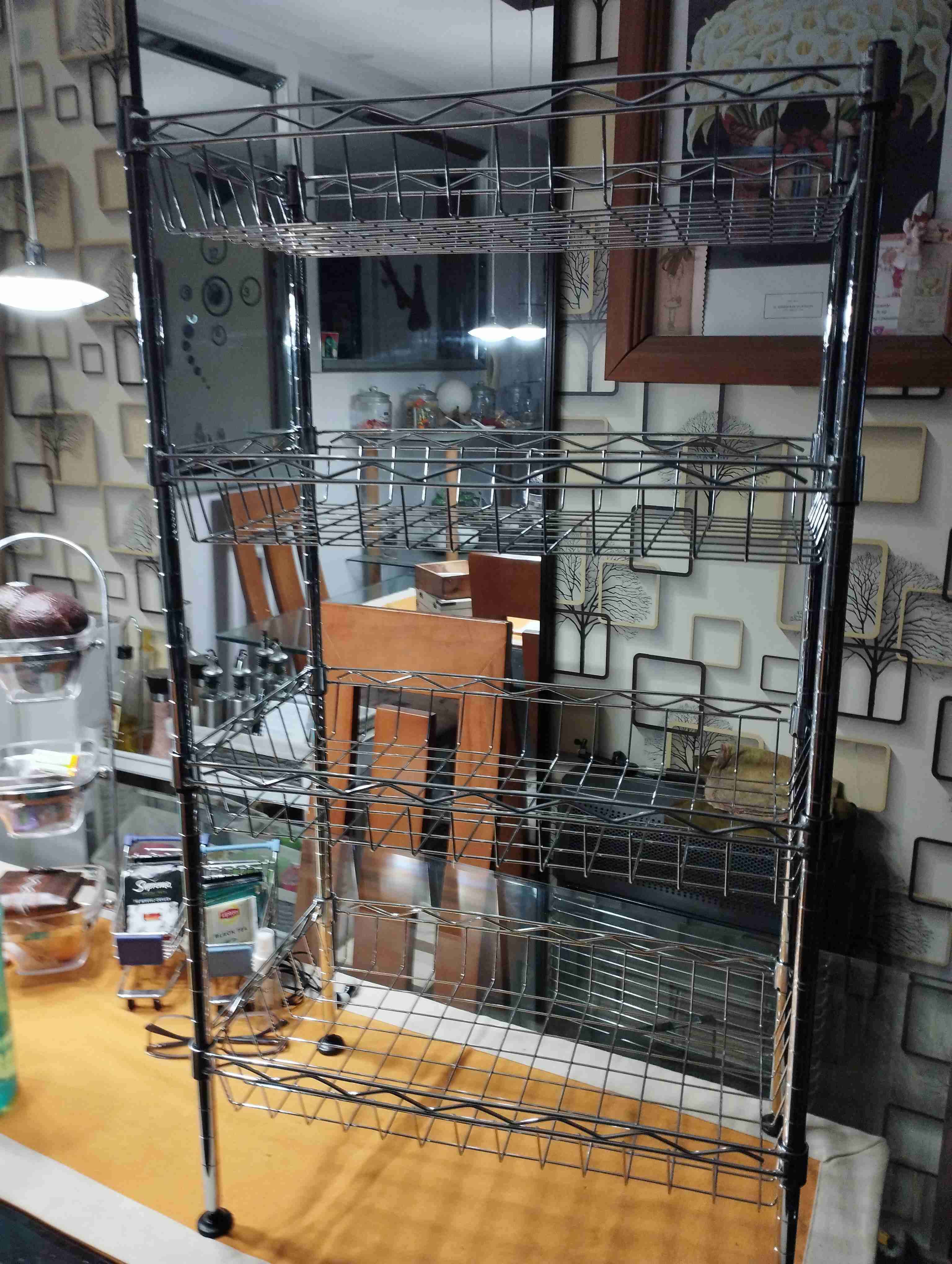 Estante metálico de 4 niveles - miniatura 2