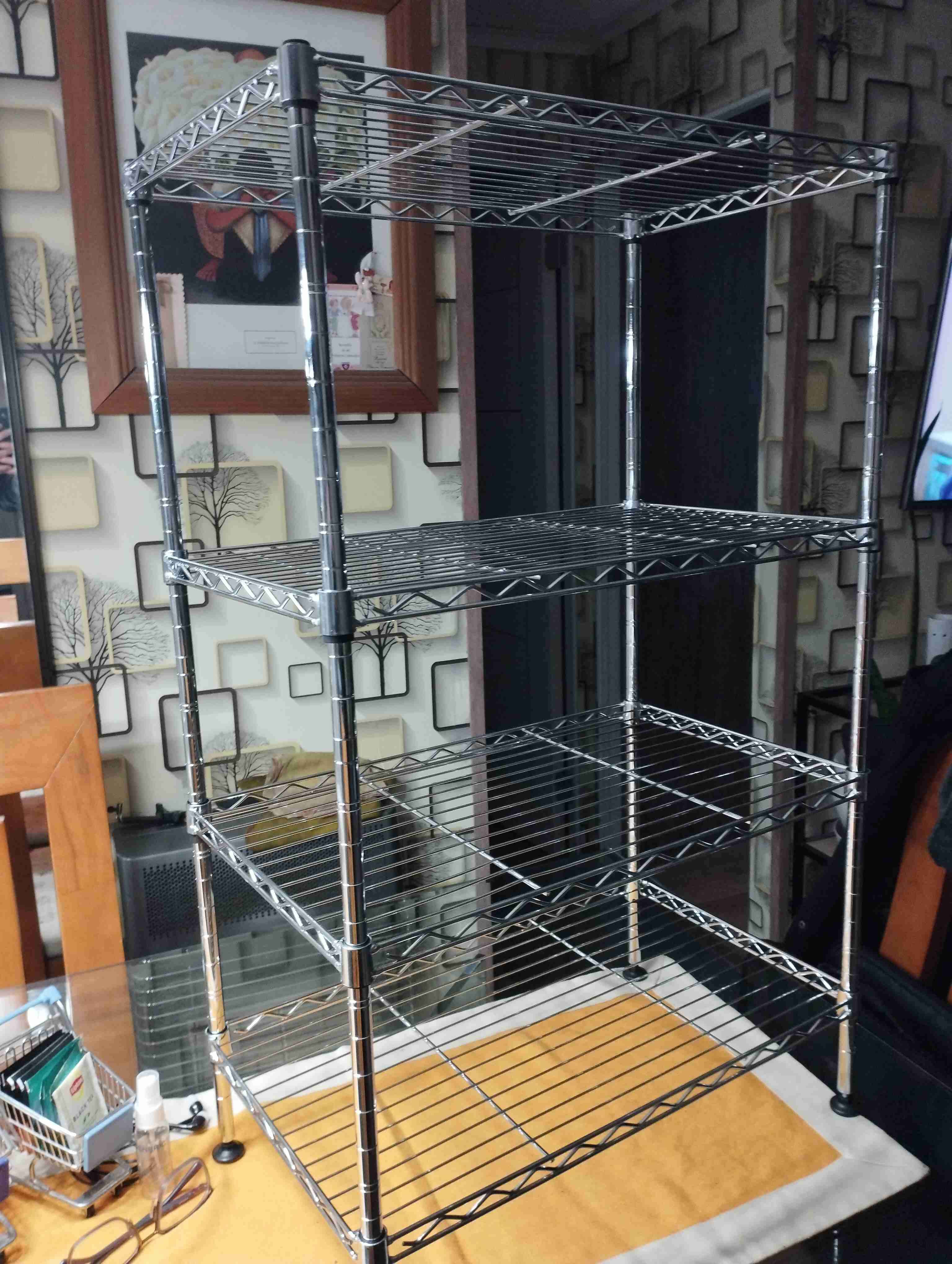 Estante metálico de 4 niveles - miniatura 3