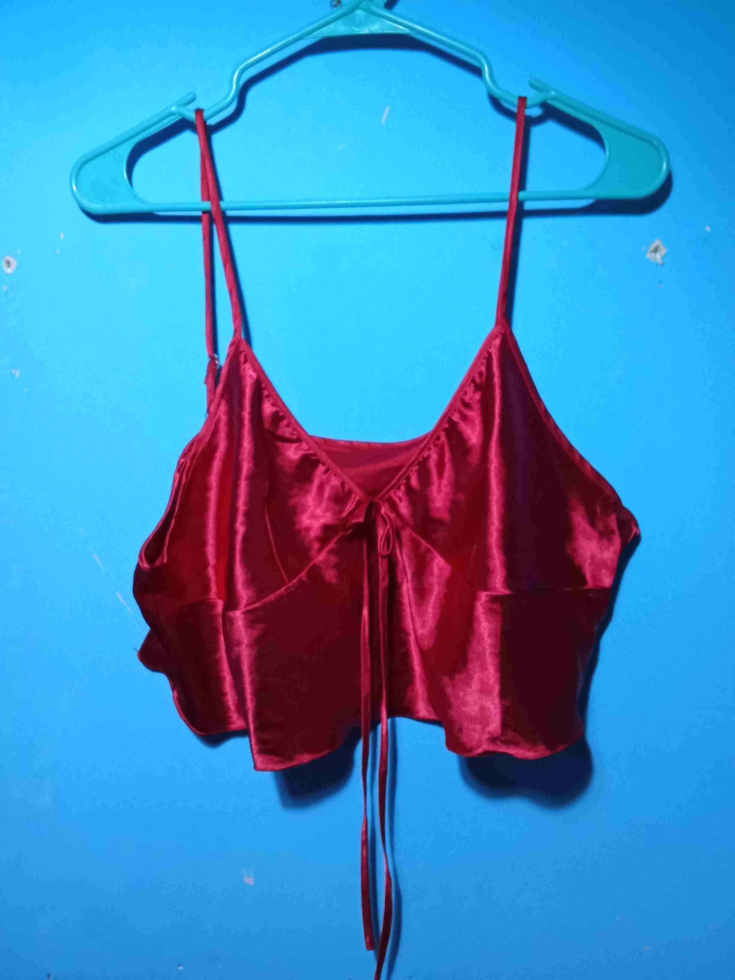 Babydoll rojo encaje - miniatura 3