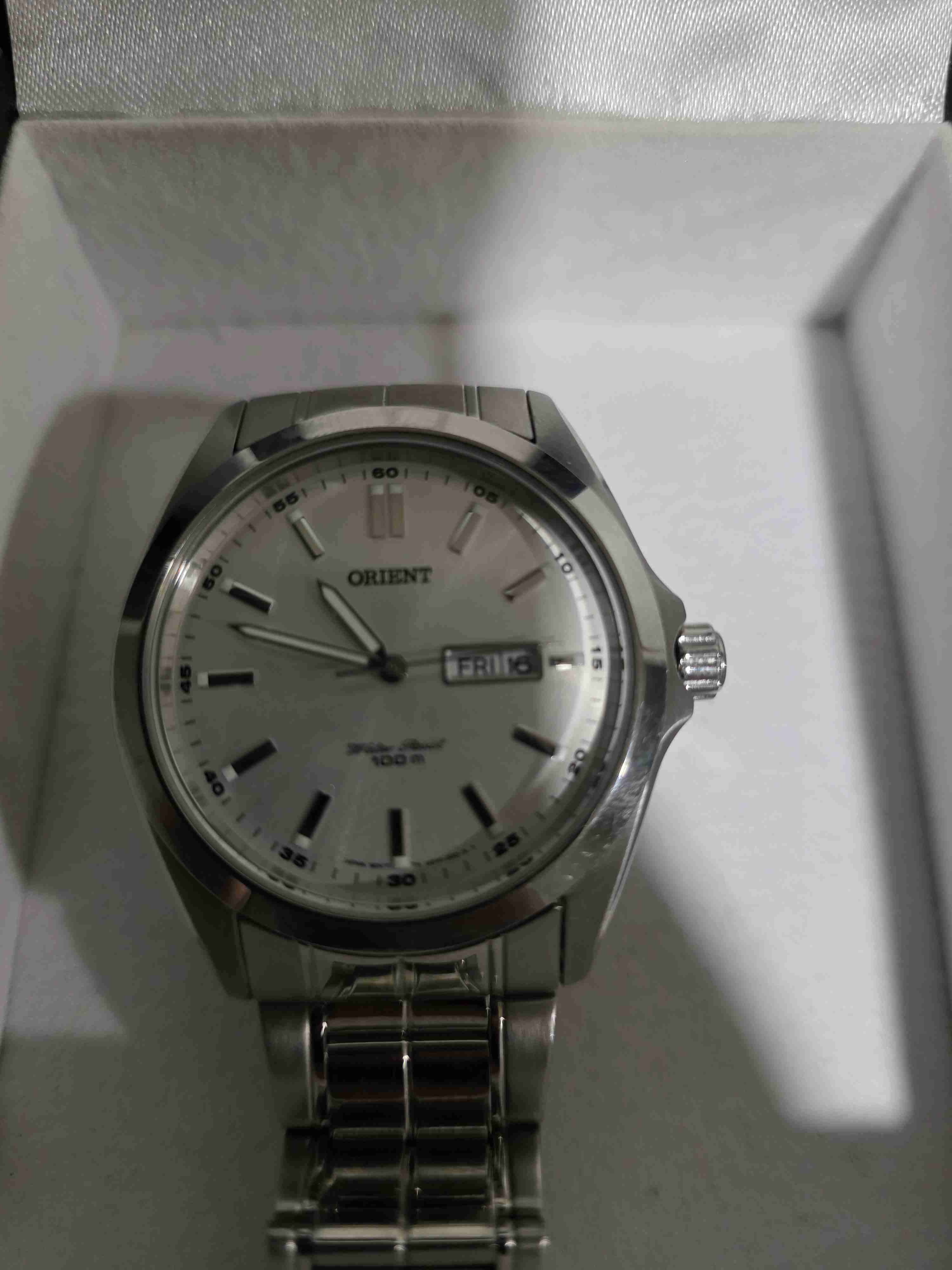 Reloj Orient plateado en caja - miniatura 3