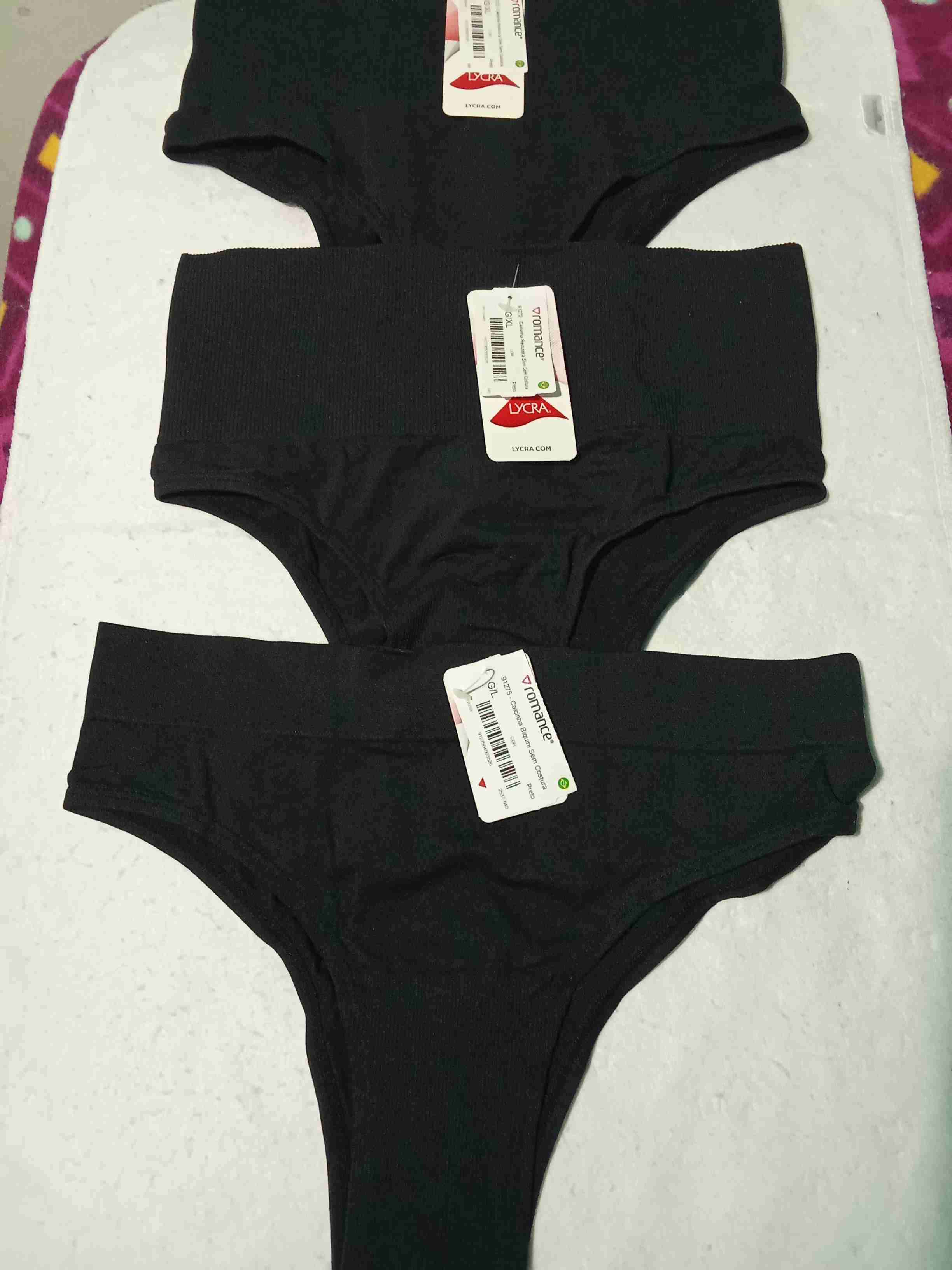 Conjunto de calzones negros nuevos