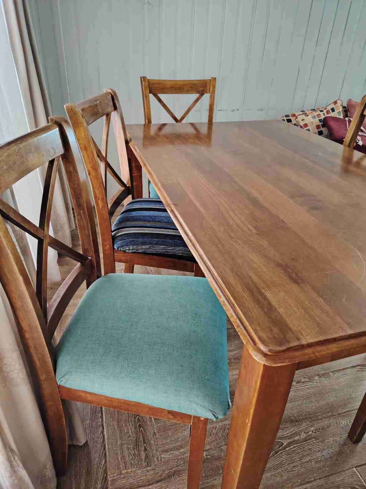 Conjunto comedor madera 6 sillas - miniatura 3