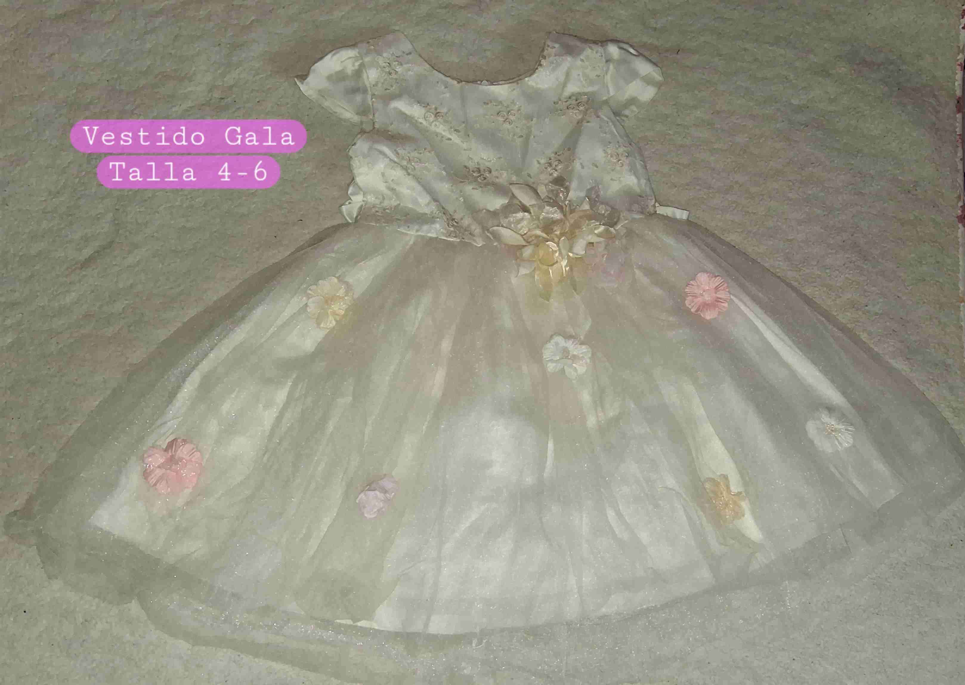Vestido de gala infantil